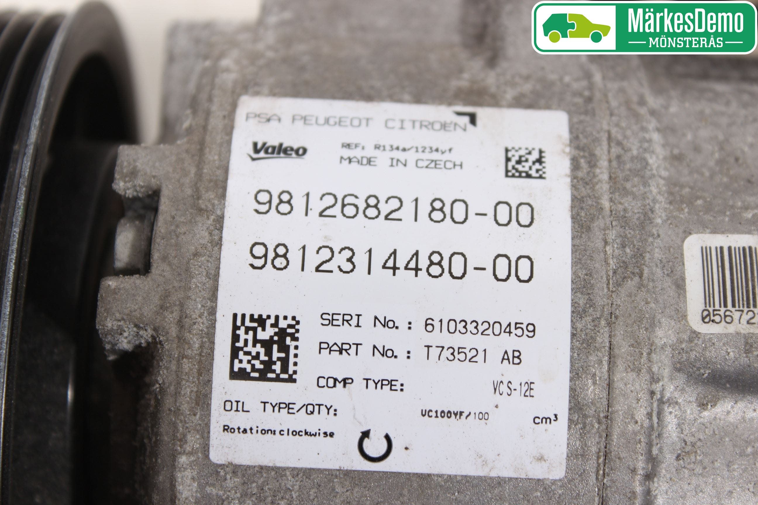 Peugeot 308 14-21 Ac Kompressor