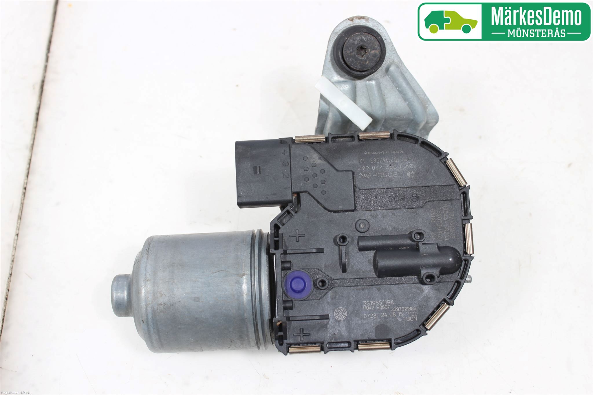 Volkswagen VW PASSAT 15-19 Torkarmotor Vindruta