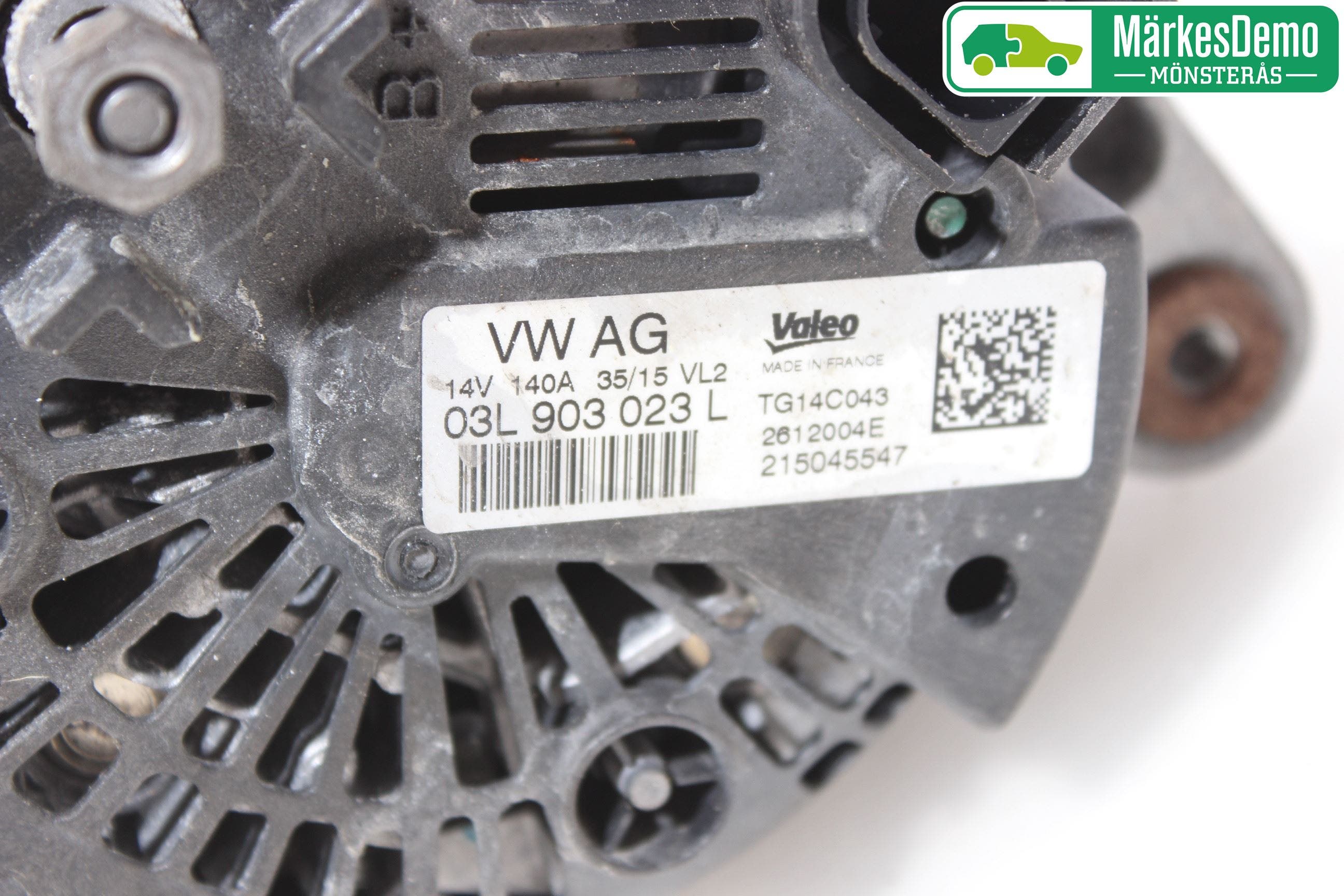 Volkswagen VW PASSAT 15-19 Generator