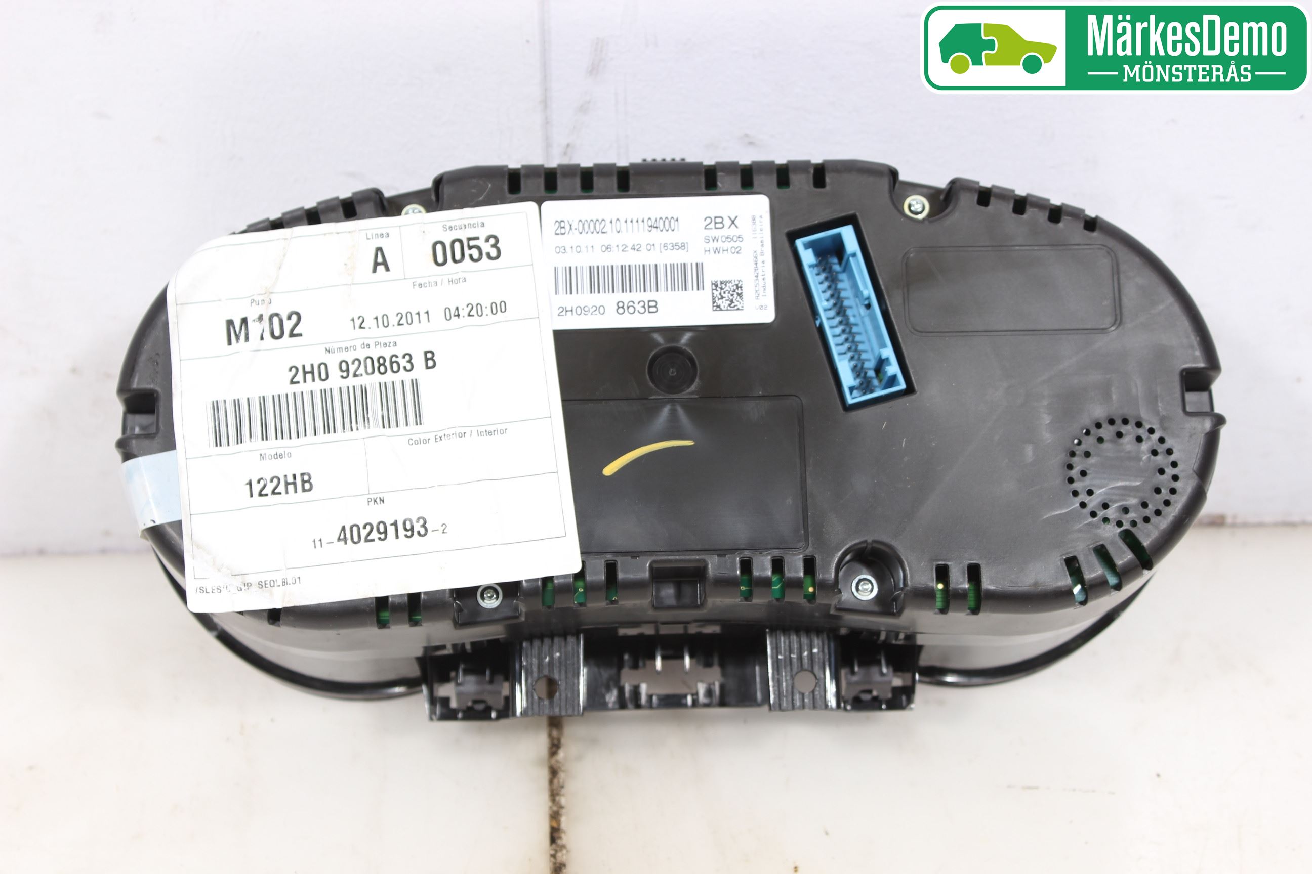 Volkswagen VW AMAROK 2H 10-22 Instrument Komb