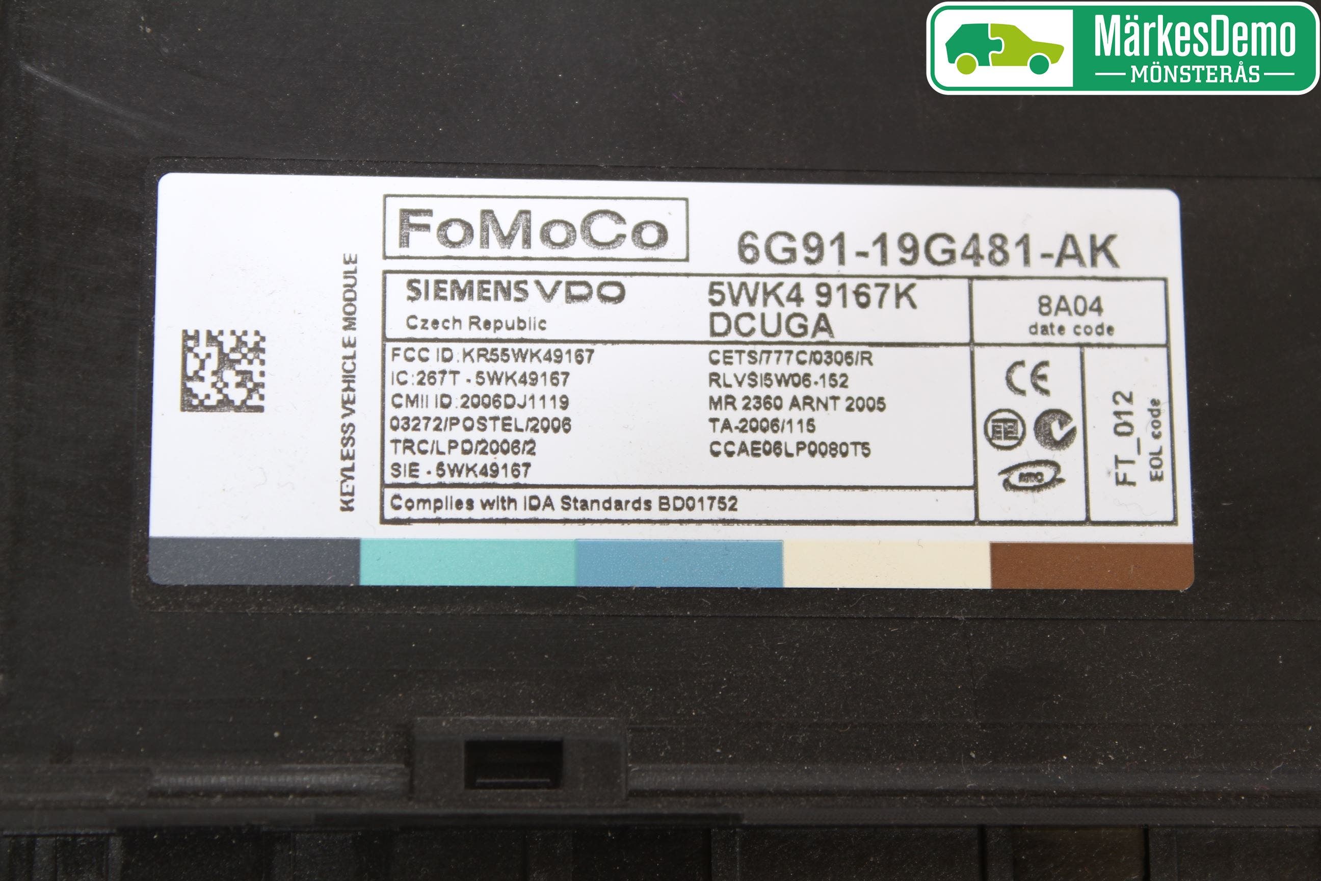 Volvo V70 08-13 Styrenhet Övrigt