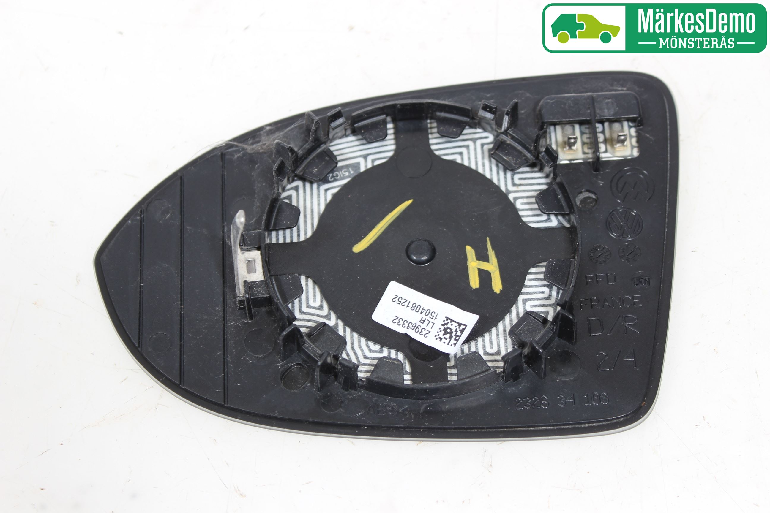 Volkswagen VW PASSAT 15-19 Spegelglas Hö