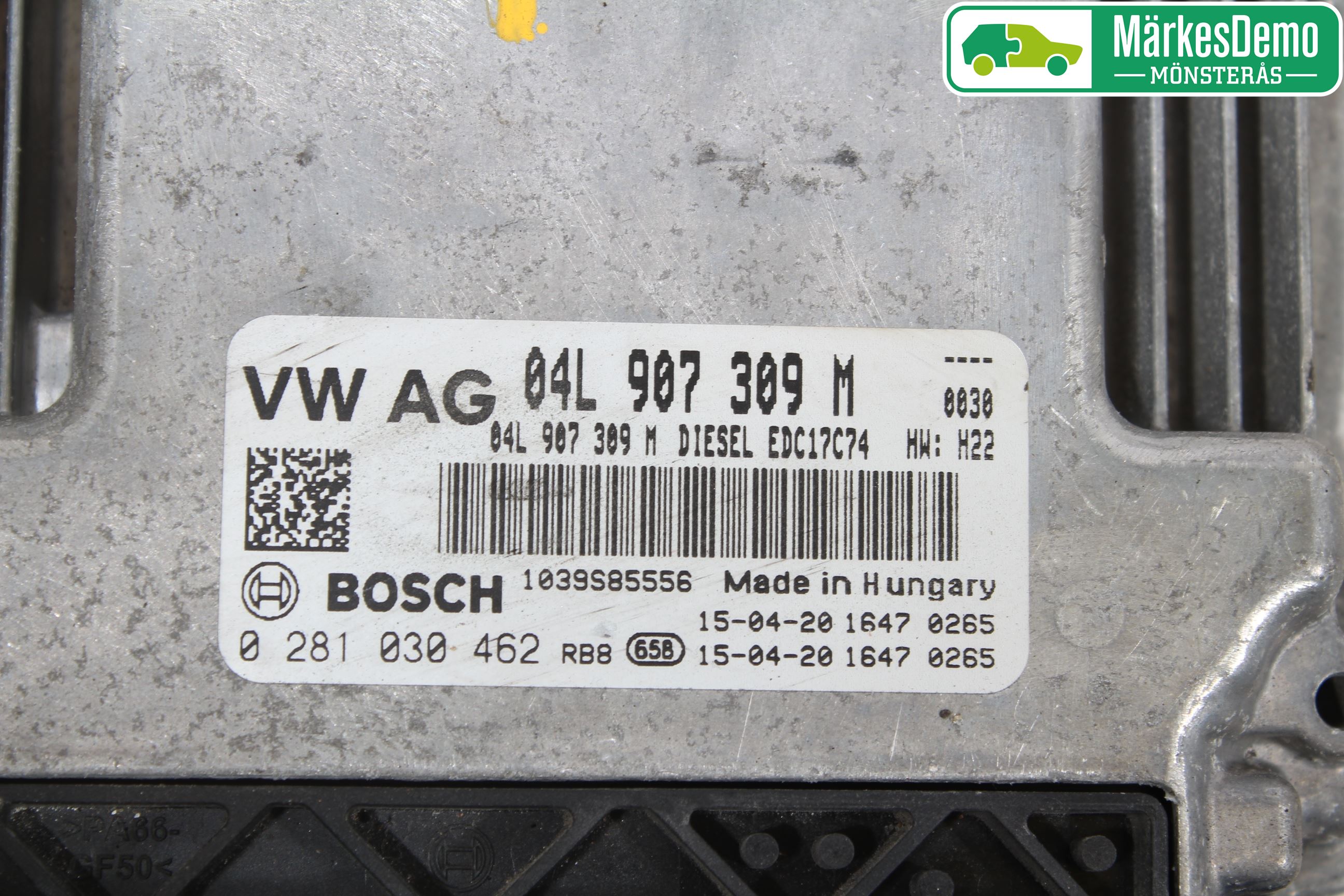Volkswagen VW PASSAT 15-19 Styrenhet Insprut Bensin