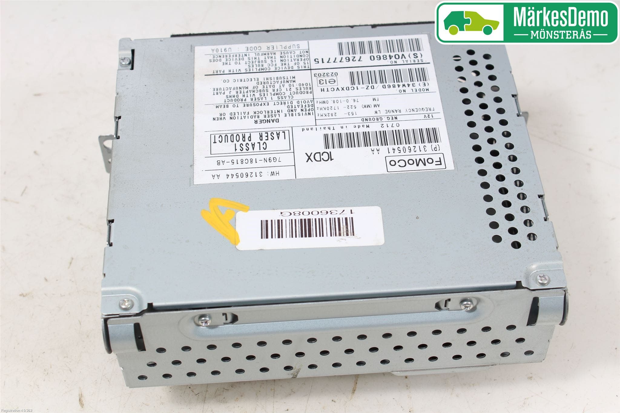 Volvo V70 08-13 Radio