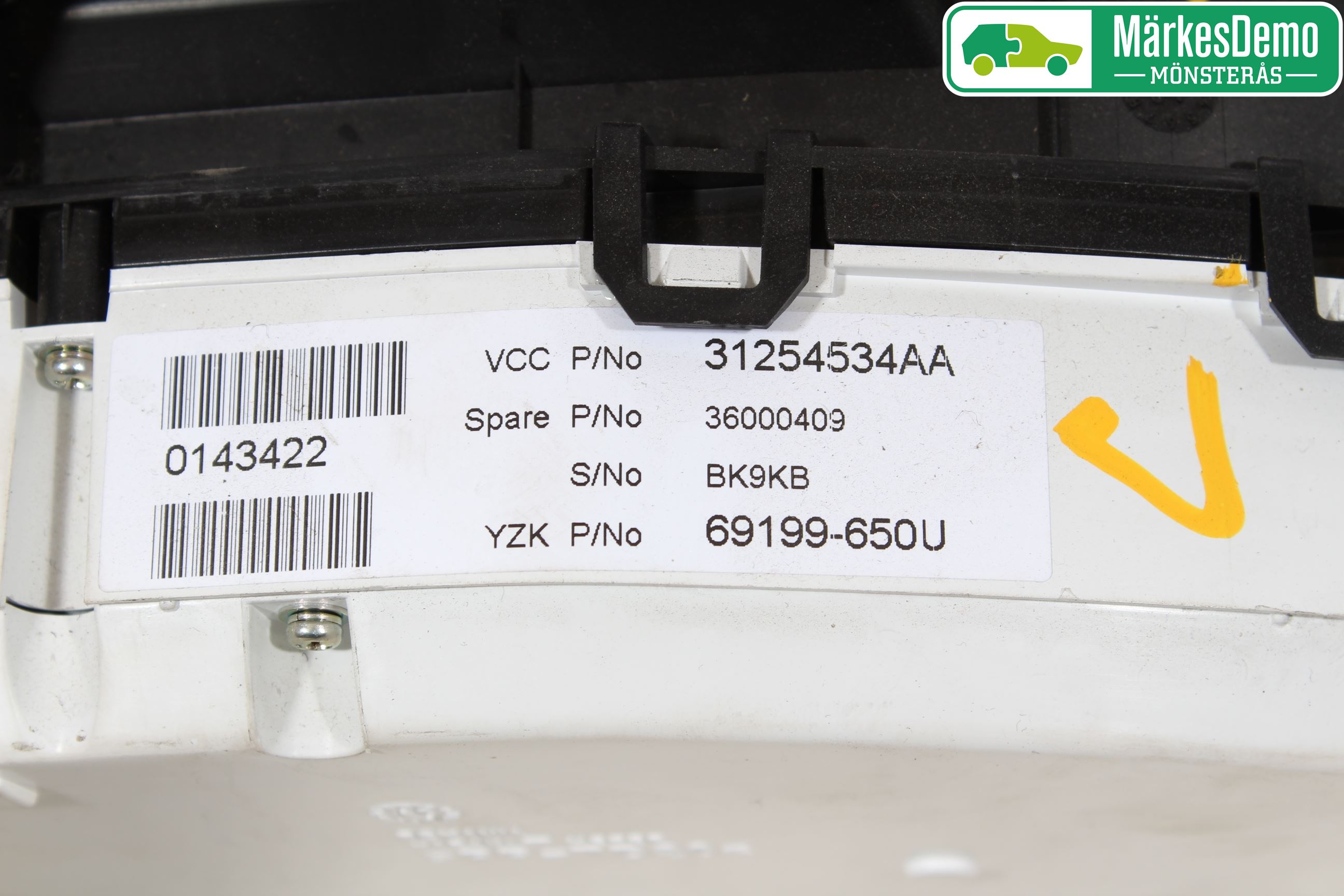 Volvo V70 08-13 Instrument Komb