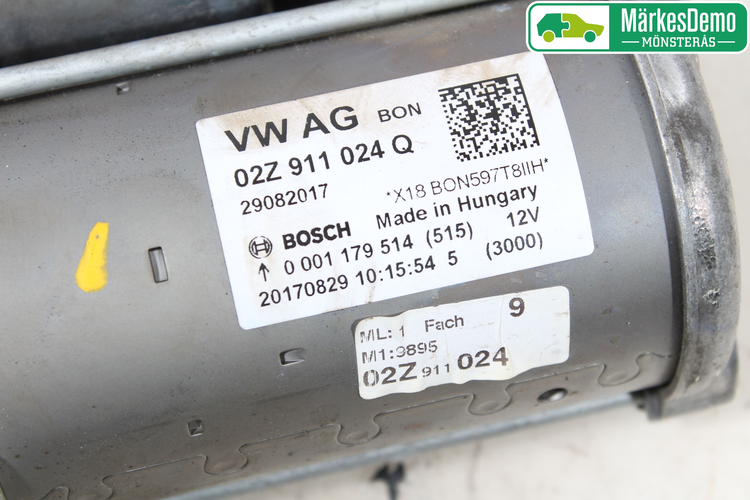 Volkswagen VW GOLF / E-GOLF VII 13-20 Startmotor