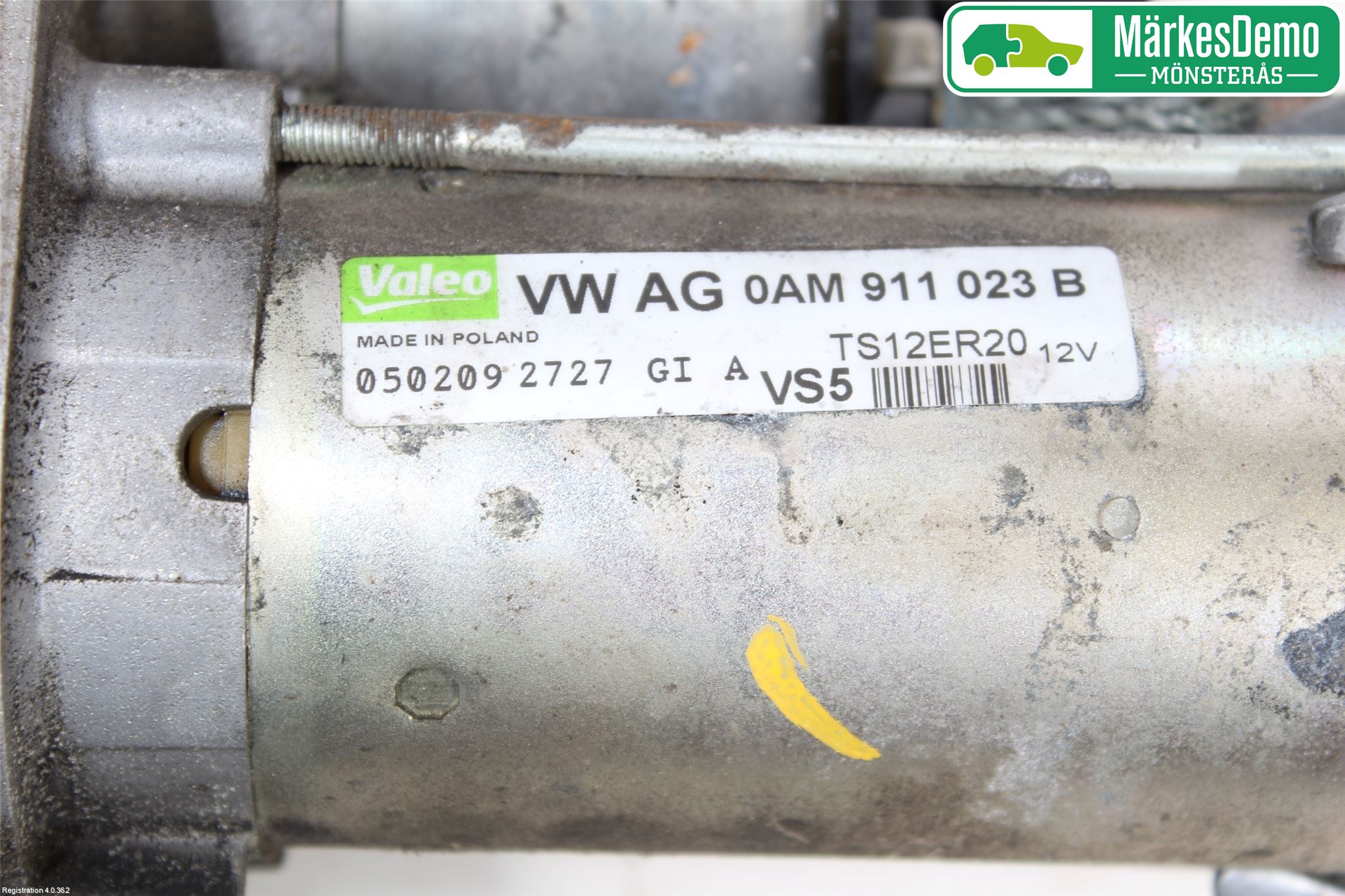 Volkswagen VW PASSAT 05-11 Startmotor