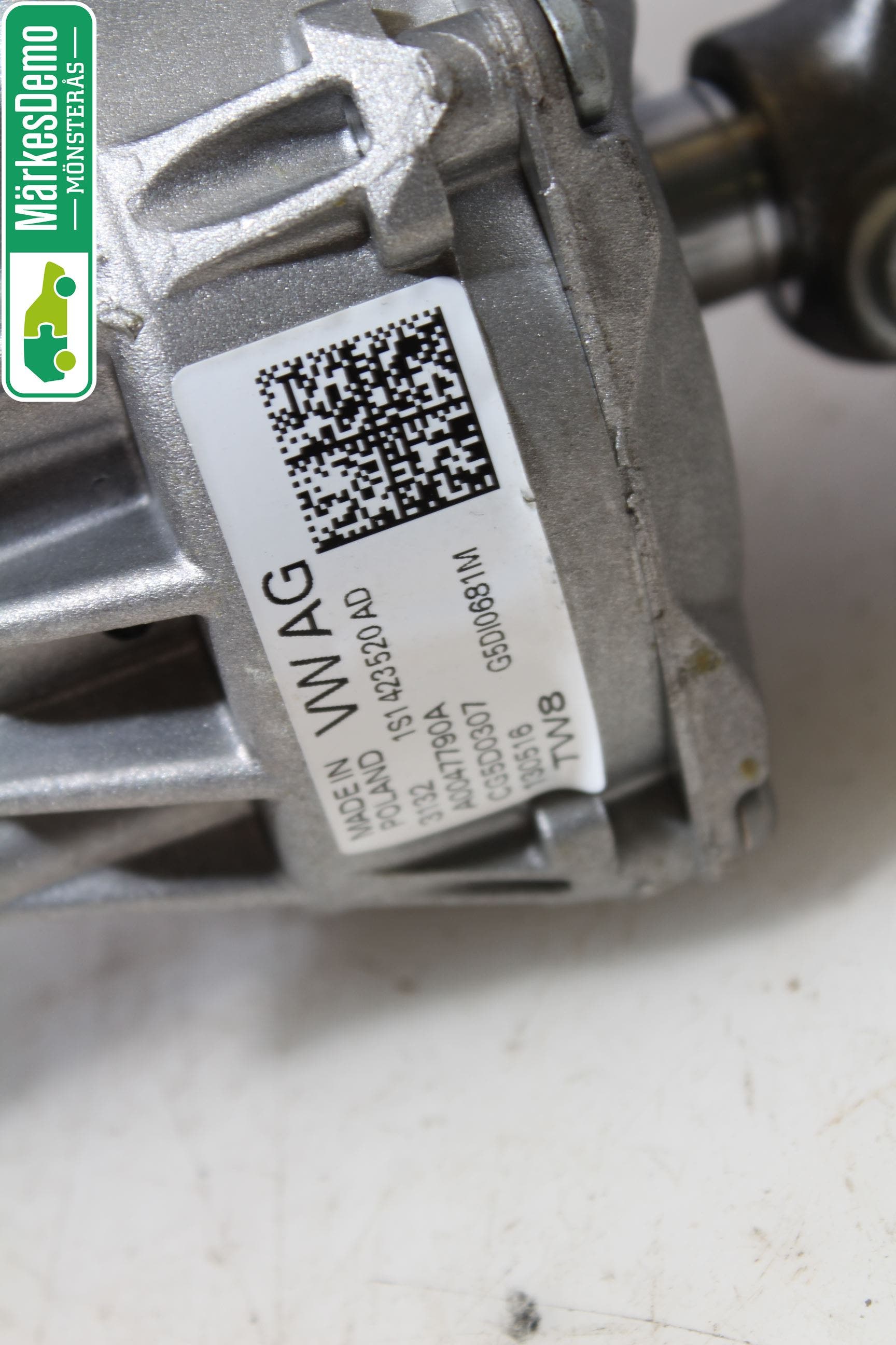 Volkswagen VW UP! / E-UP! Rattaxelagg Med Inb Servo