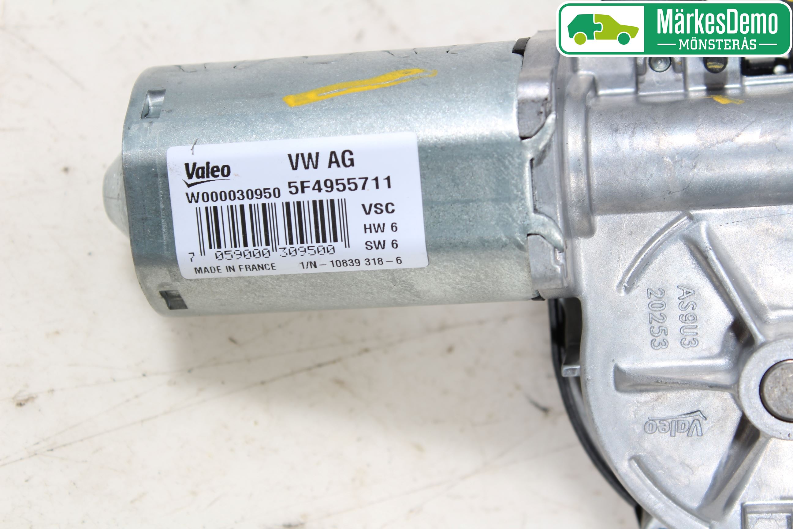 Skoda FABIA 15-21 Torkarmotor Baklucka