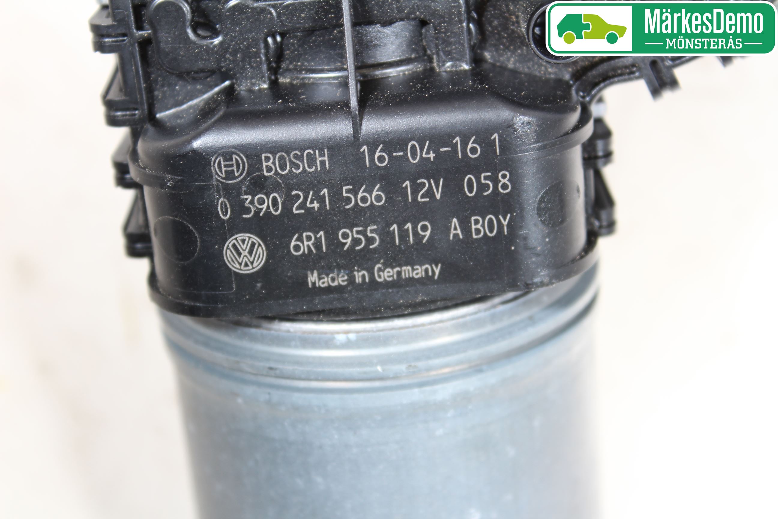 Volkswagen VW UP! / E-UP! Torkarmotor Vindruta