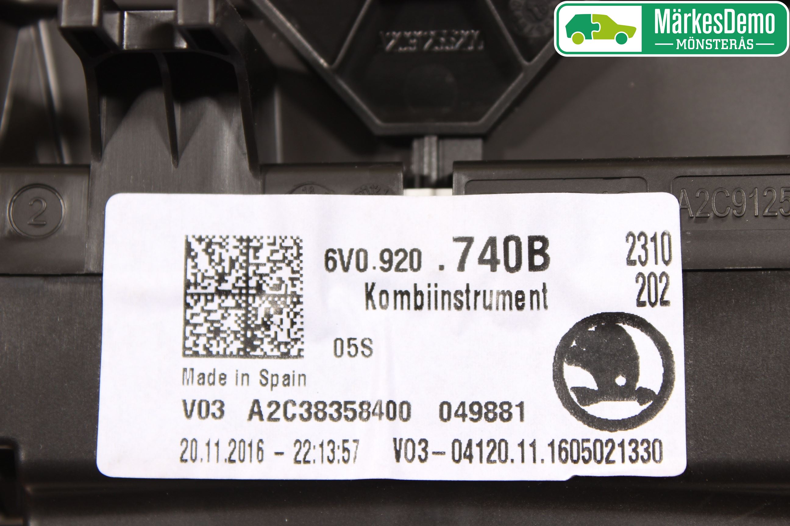 Skoda FABIA 15-21 Instrument Komb