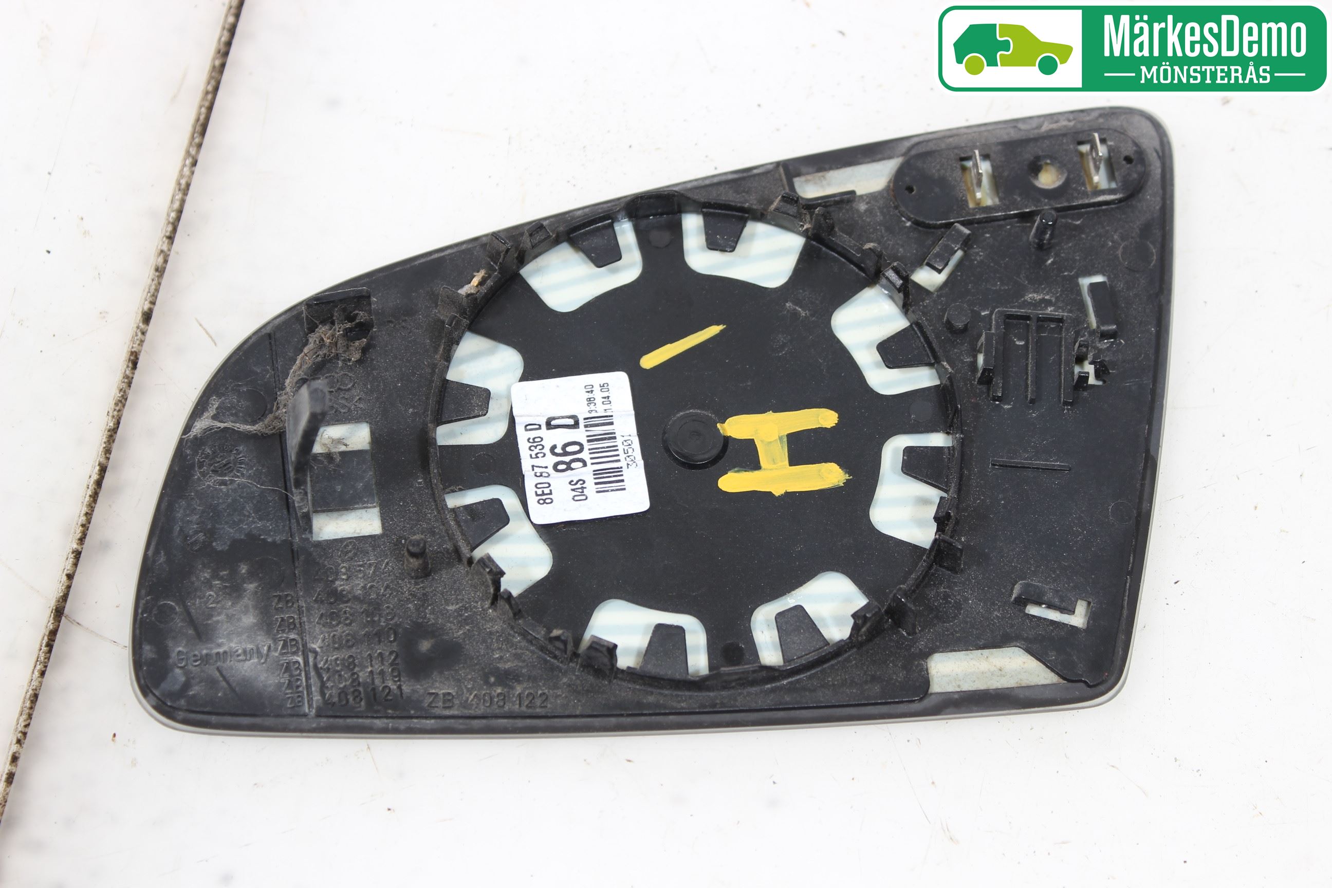 Audi A4/S4 05-07 Spegelglas Hö