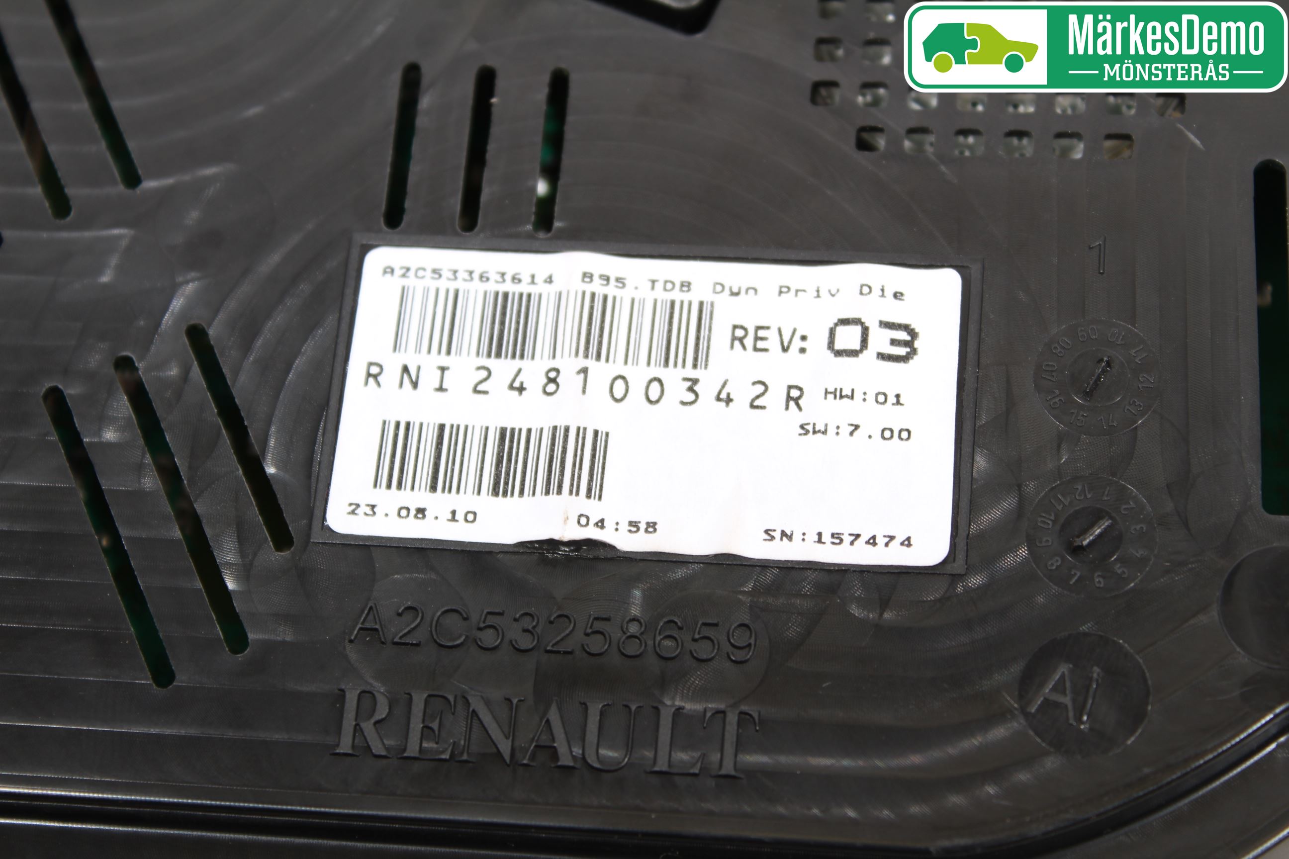 Renault MEGANE III 09-15 Instrument Komb