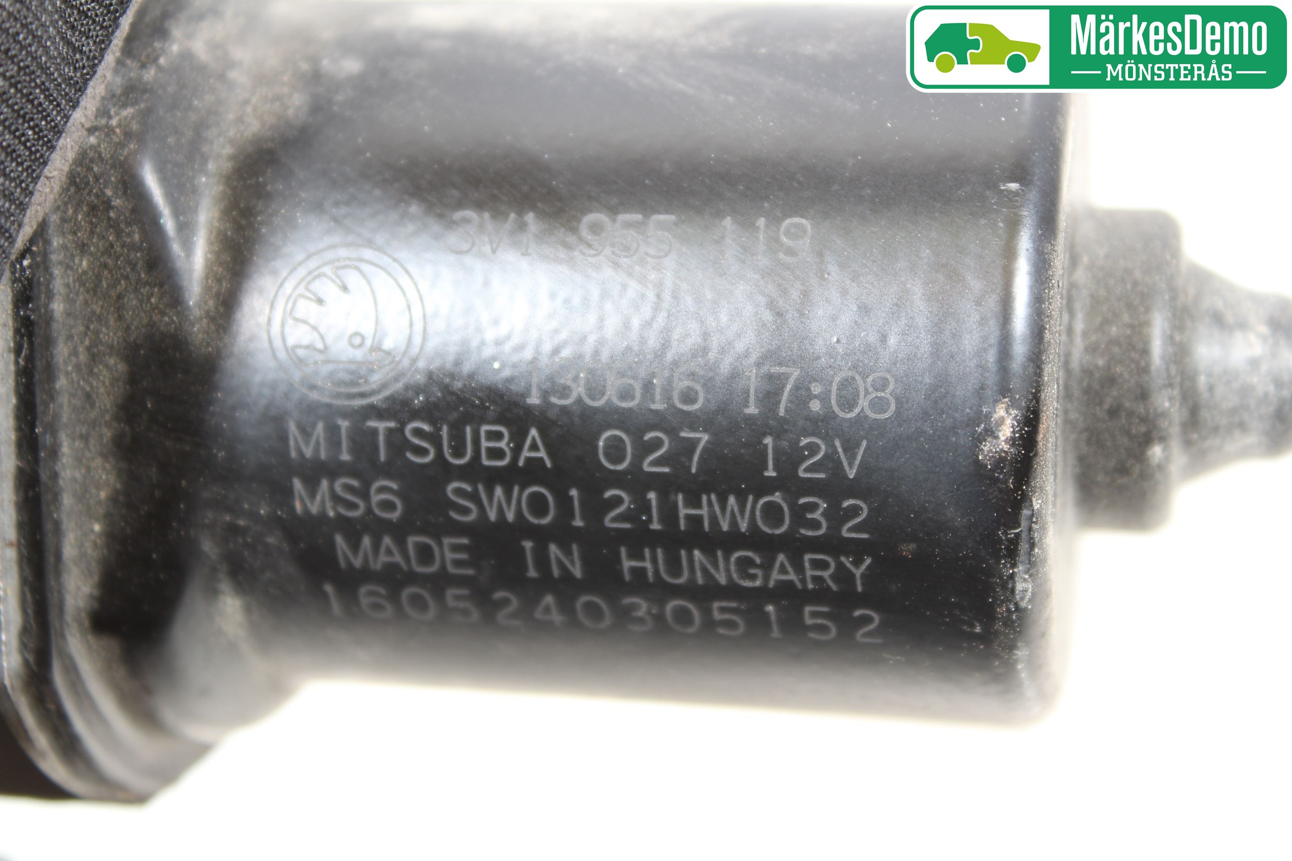 Skoda SUPERB 16-24 Torkarmotor Vindruta