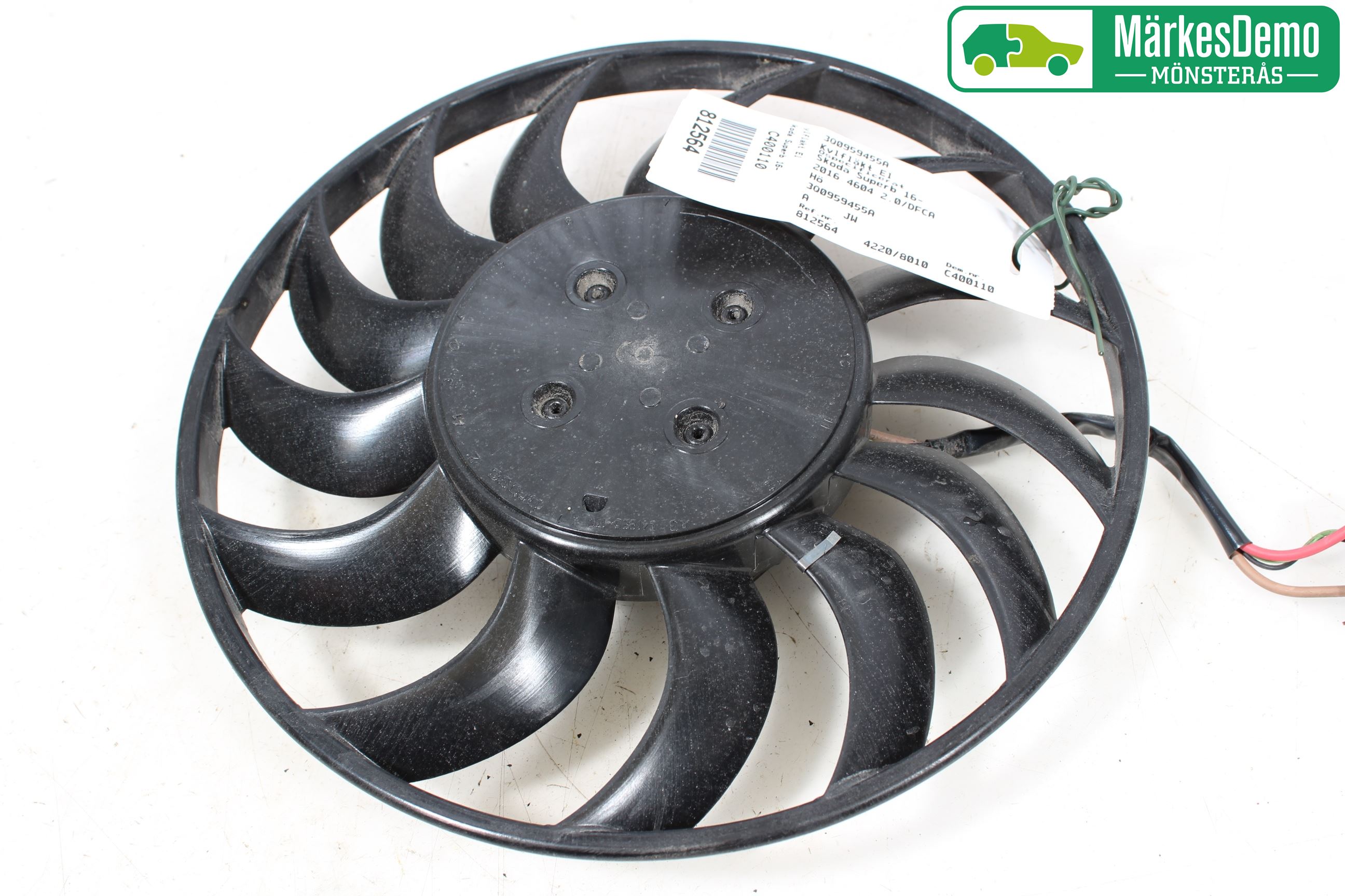 Skoda SUPERB 16-24 Kylfläkt El