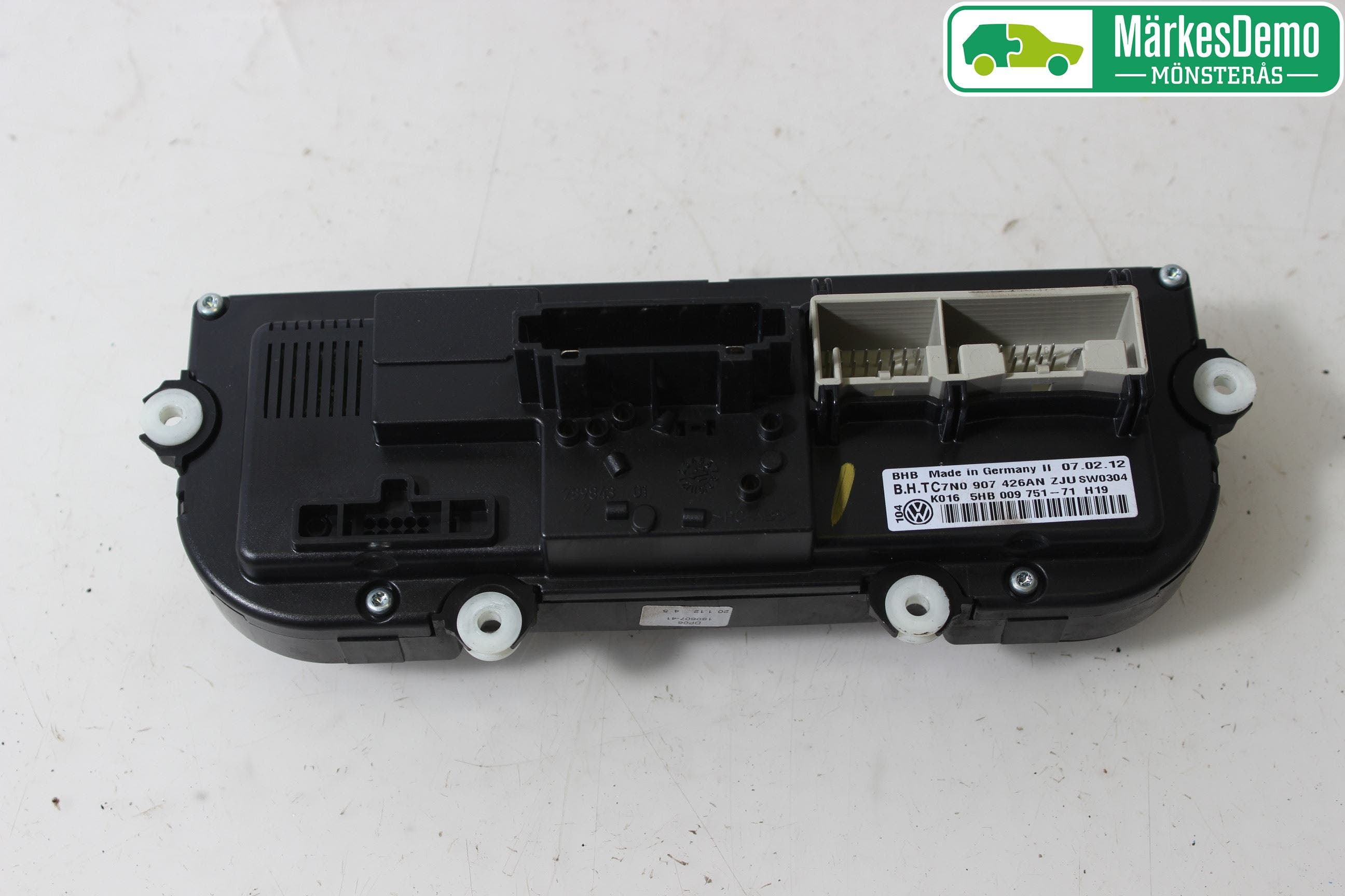 Volkswagen VW GOLF VI 09-13 Ac Styrenhet Ac Manöveren