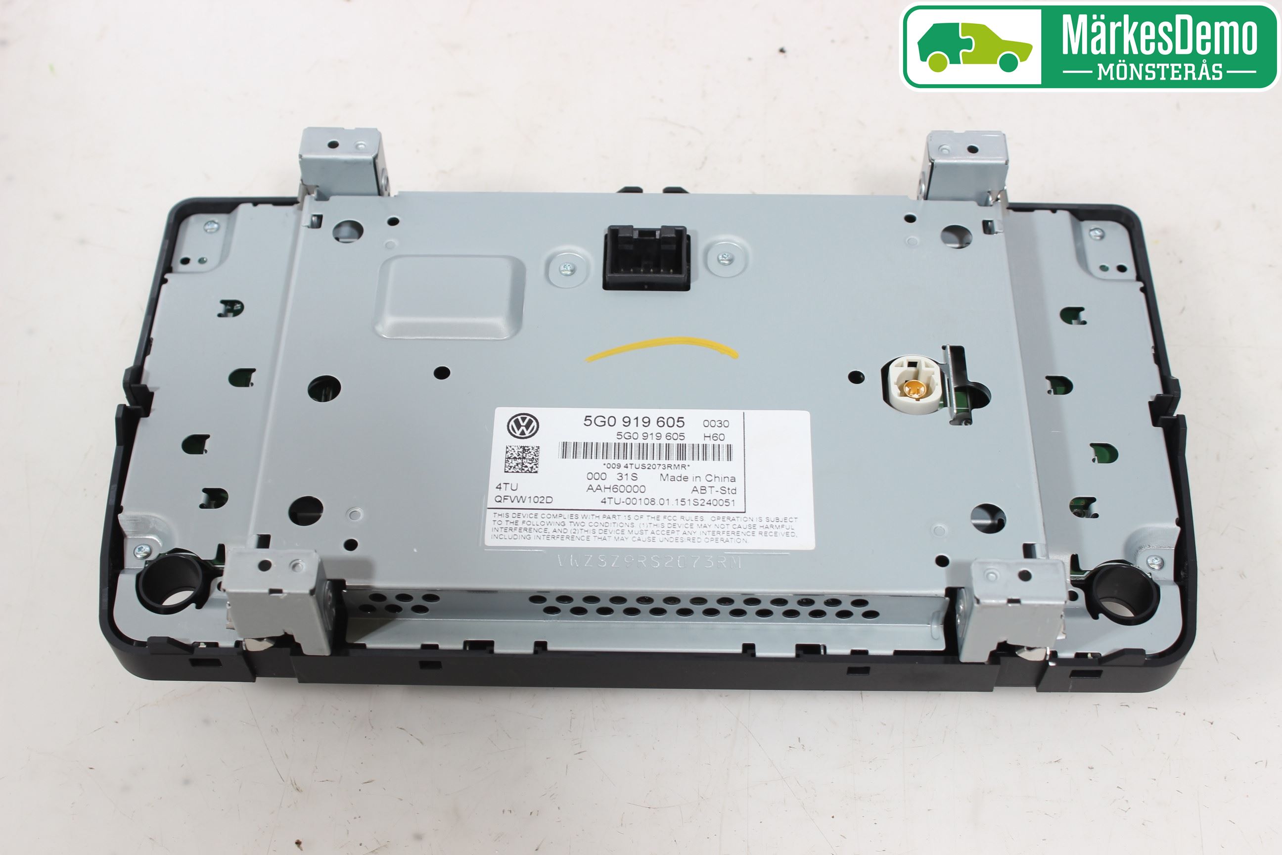 Volkswagen VW GOLF / E-GOLF VII 13-20 Multifunktionsdisplay