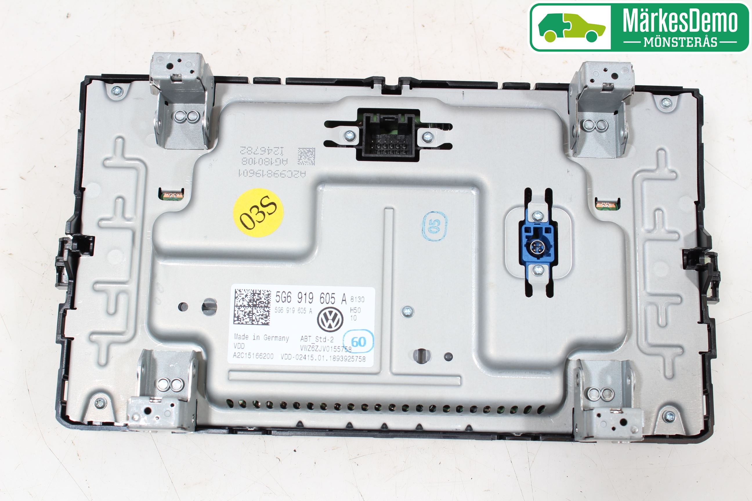 Volkswagen VW GOLF / E-GOLF VII 13-20 Multifunktionsdisplay