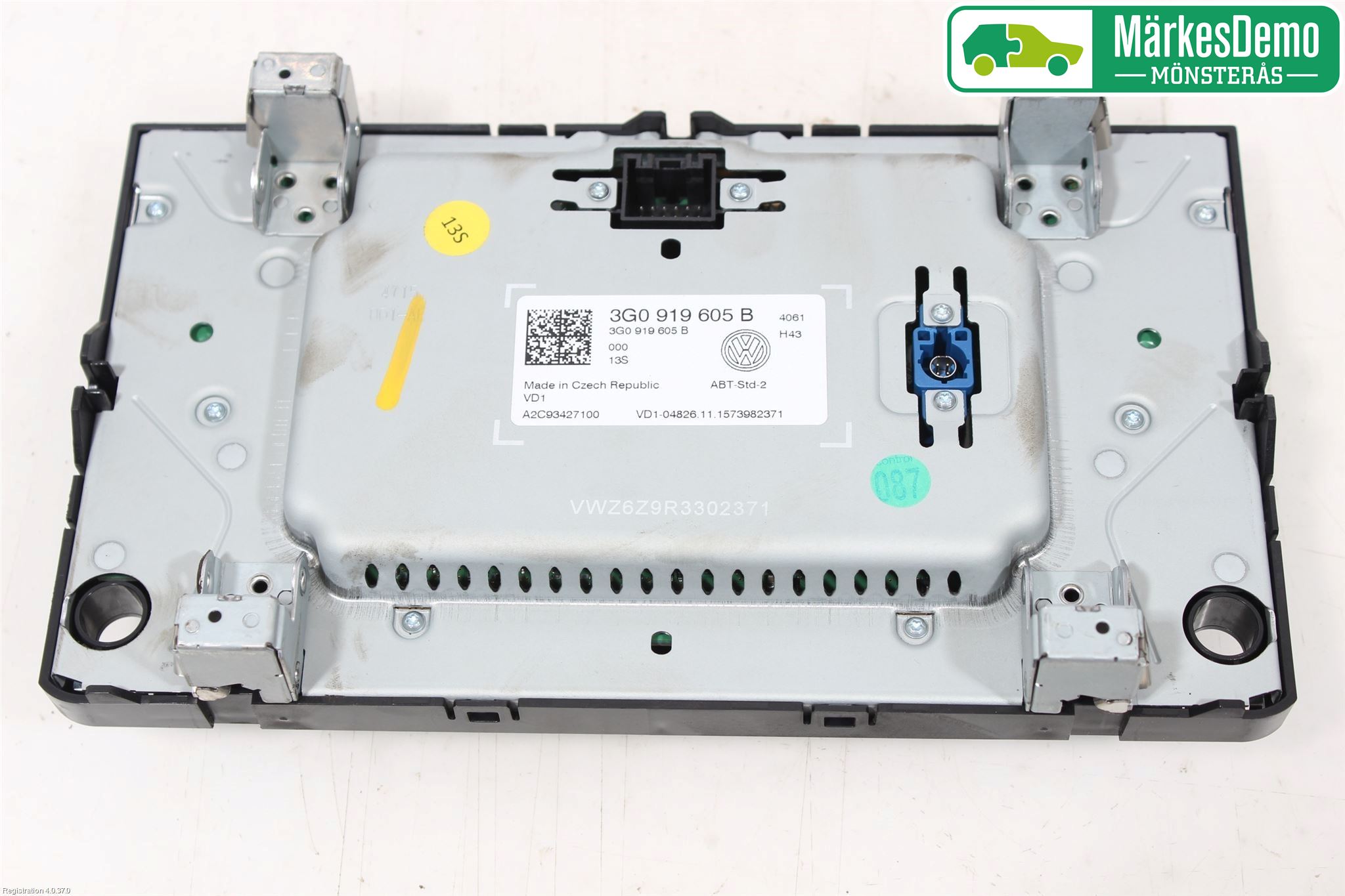 Volkswagen VW GOLF / E-GOLF VII 13-20 Multifunktionsdisplay