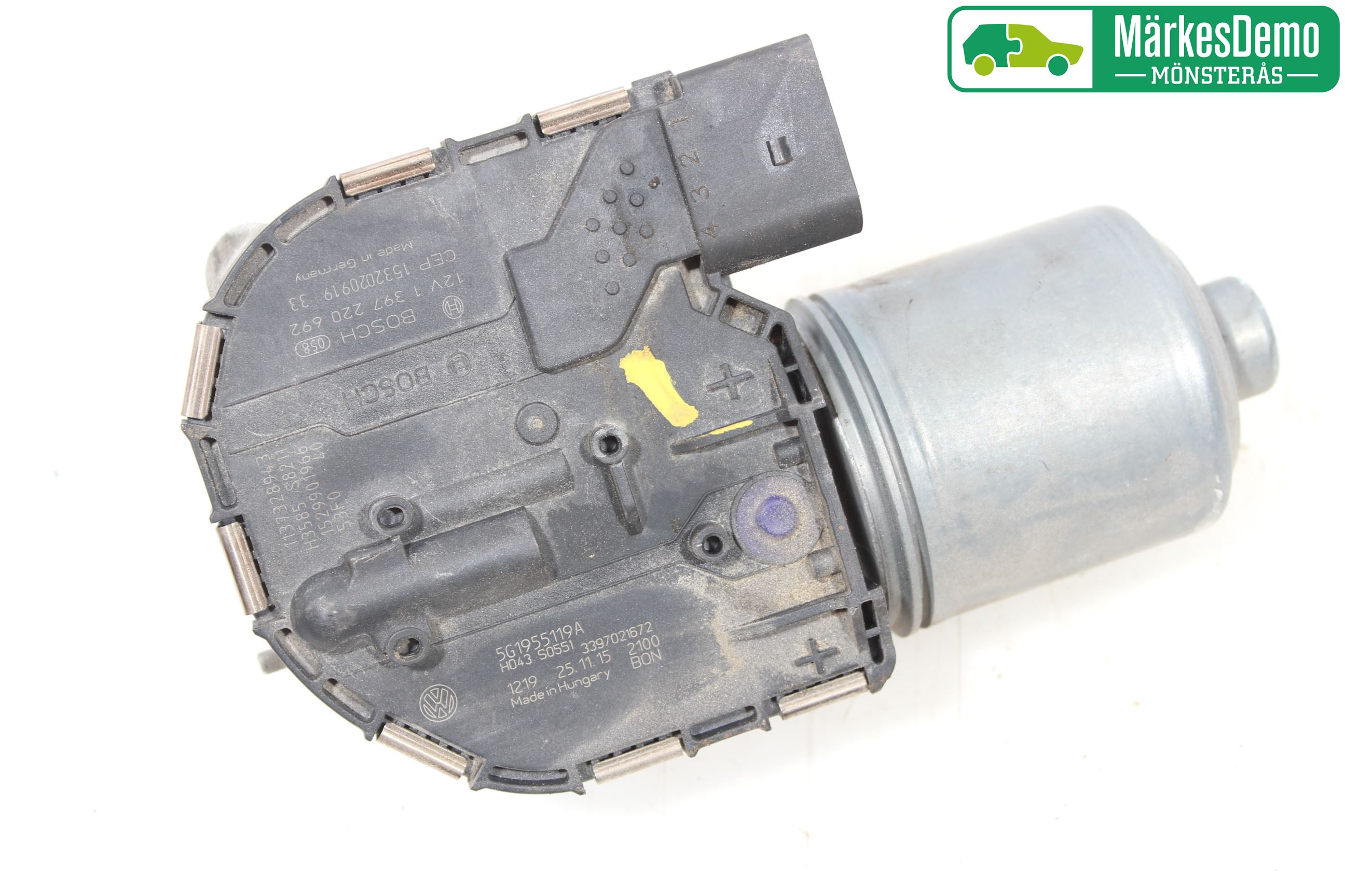 Volkswagen VW GOLF / E-GOLF VII 13-20 Torkarmotor Vindruta