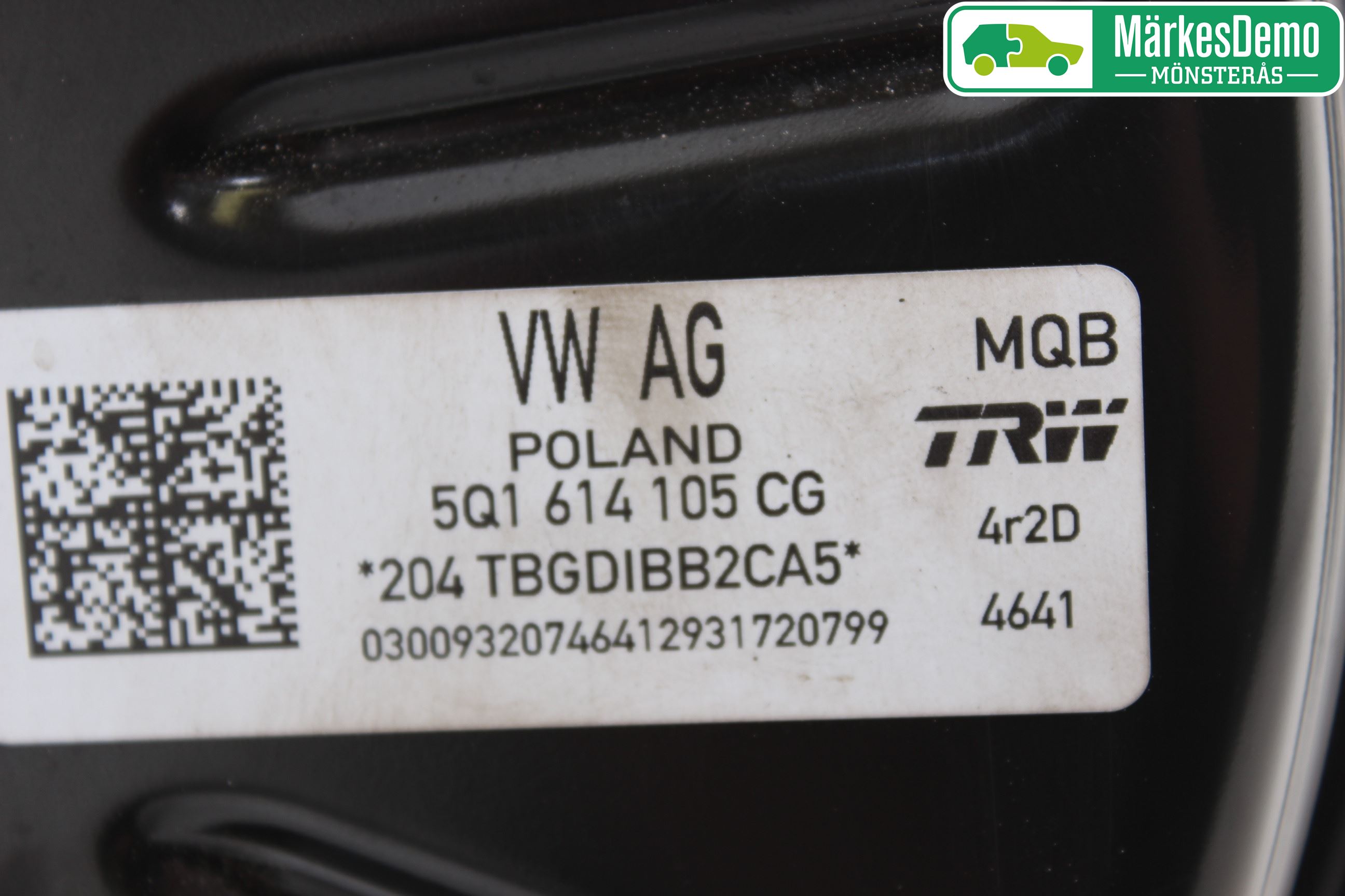 Volkswagen VW PASSAT 15-19 Bromsservo