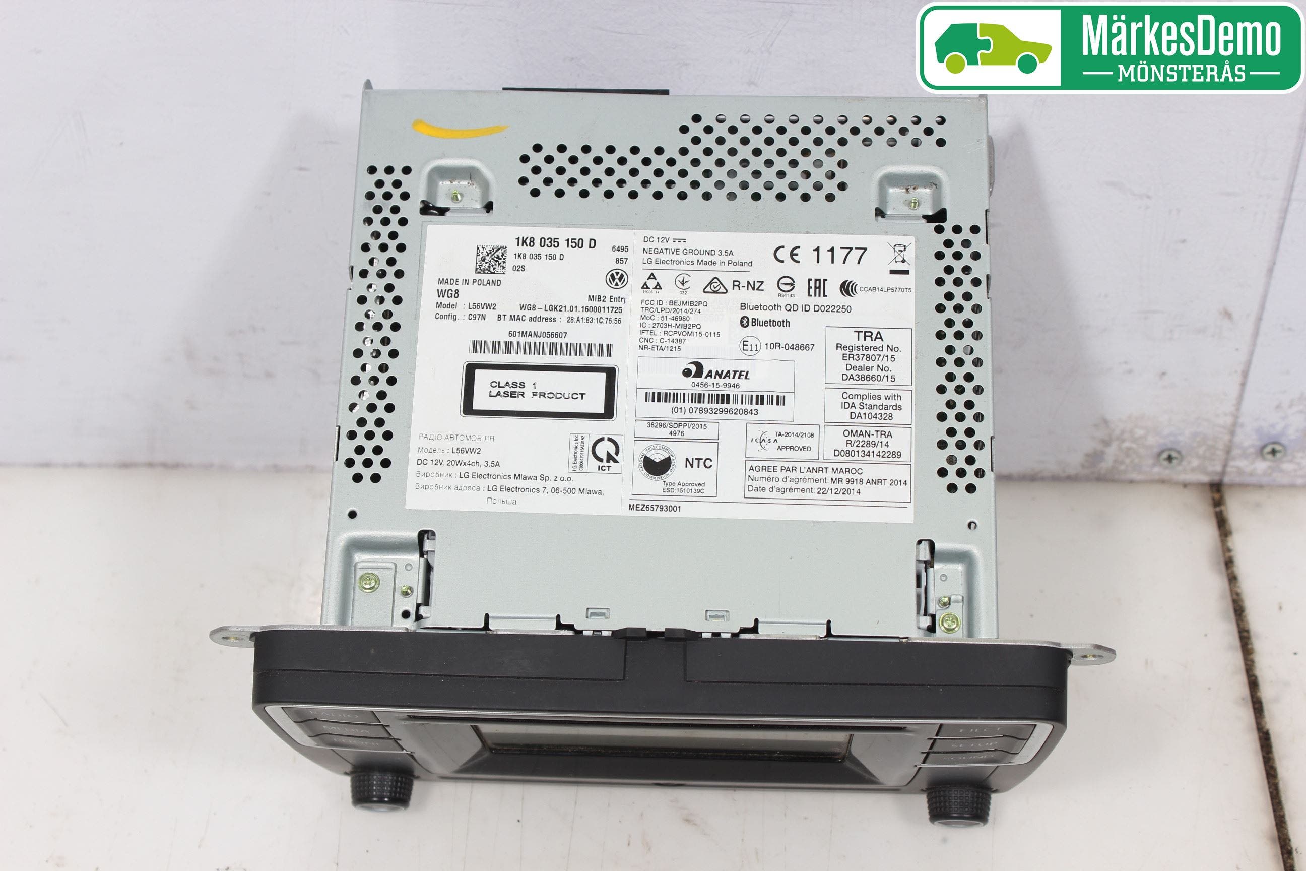 Volkswagen VW CADDY 16-20 Radio