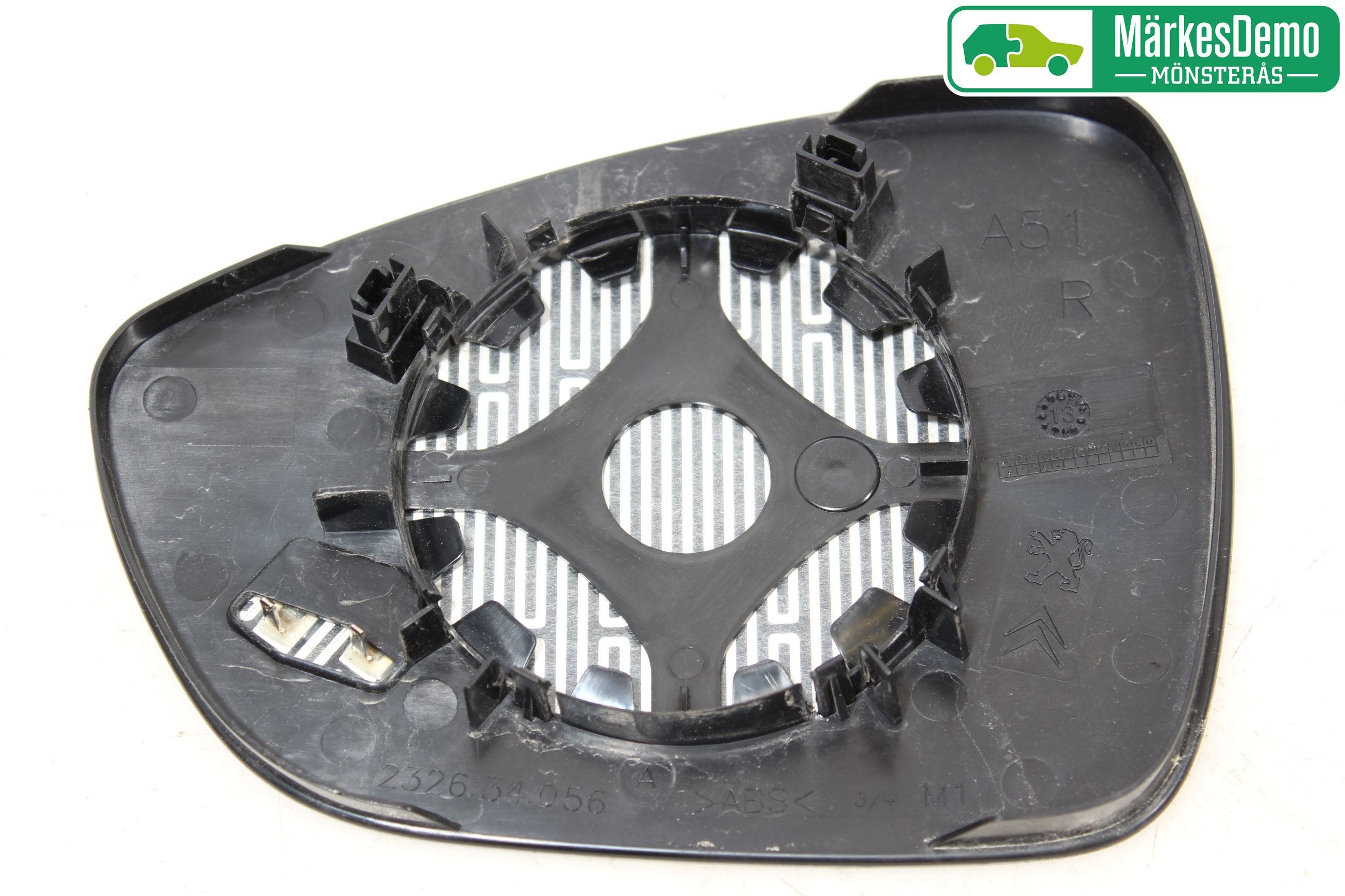 Citroen C3 10-17 Spegelglas Hö