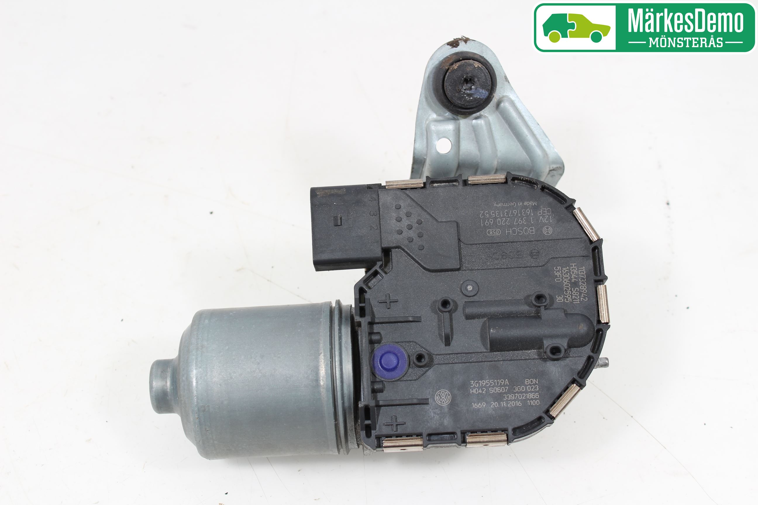 Volkswagen VW PASSAT 15-19 Torkarmotor Vindruta