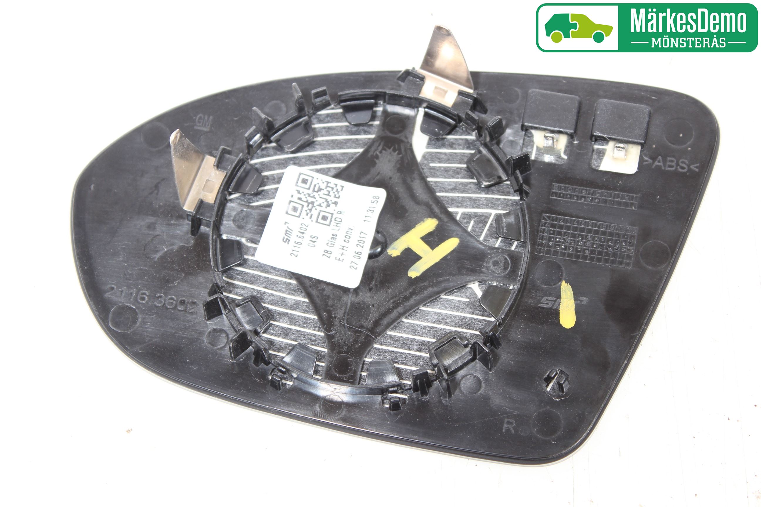 Opel INSIGNIA 17- Spegelglas Hö