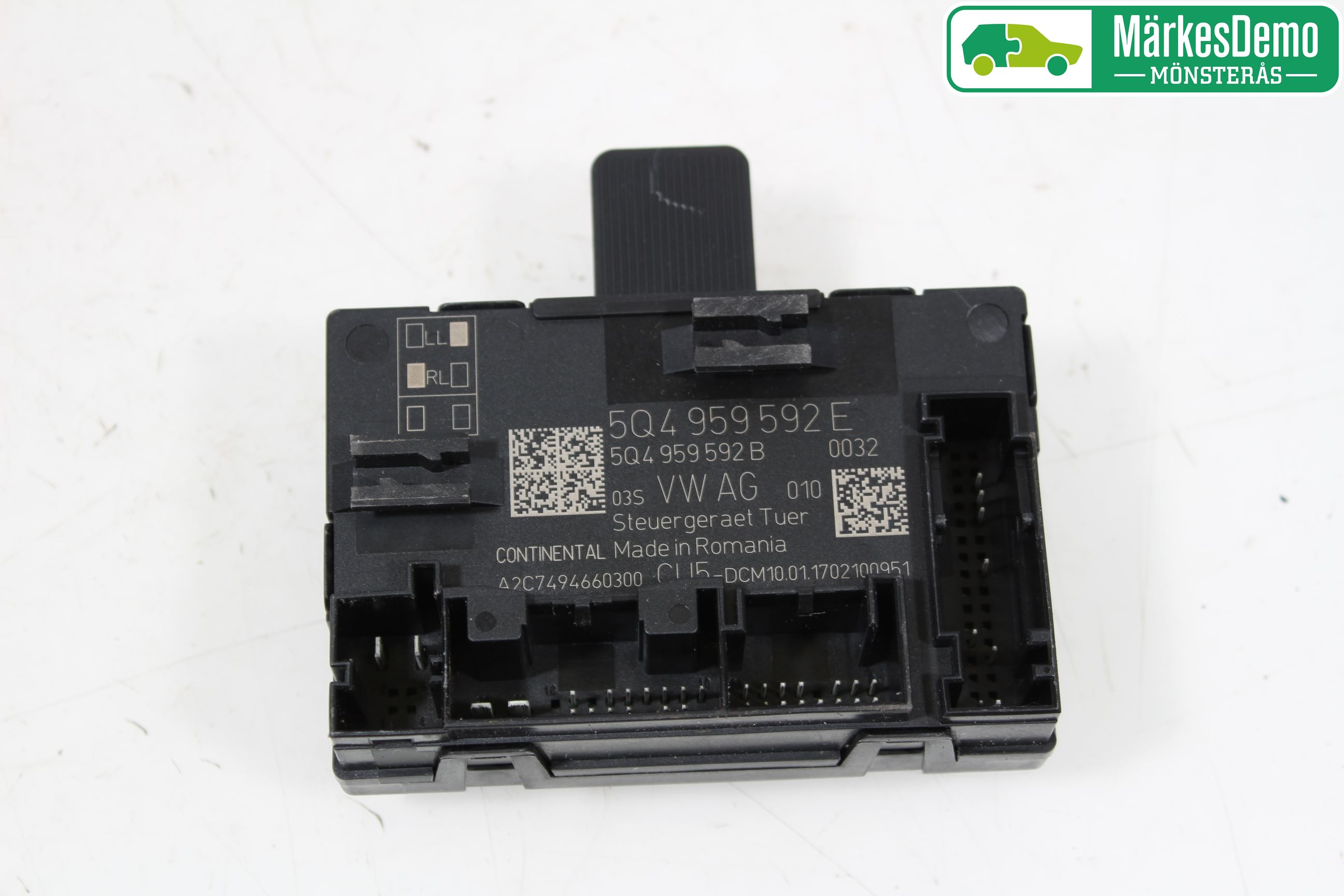 Volkswagen VW GOLF / E-GOLF VII 13-20 Styrenhet Dörr