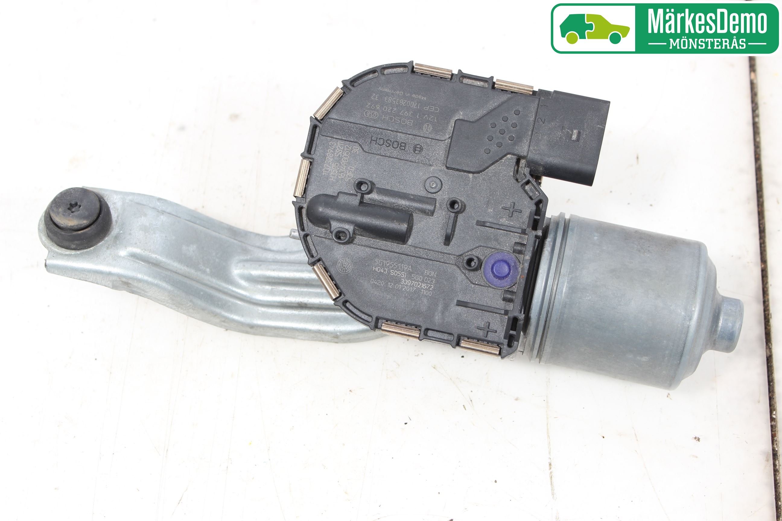 Volkswagen VW GOLF / E-GOLF VII 13-20 Torkarmotor Vindruta