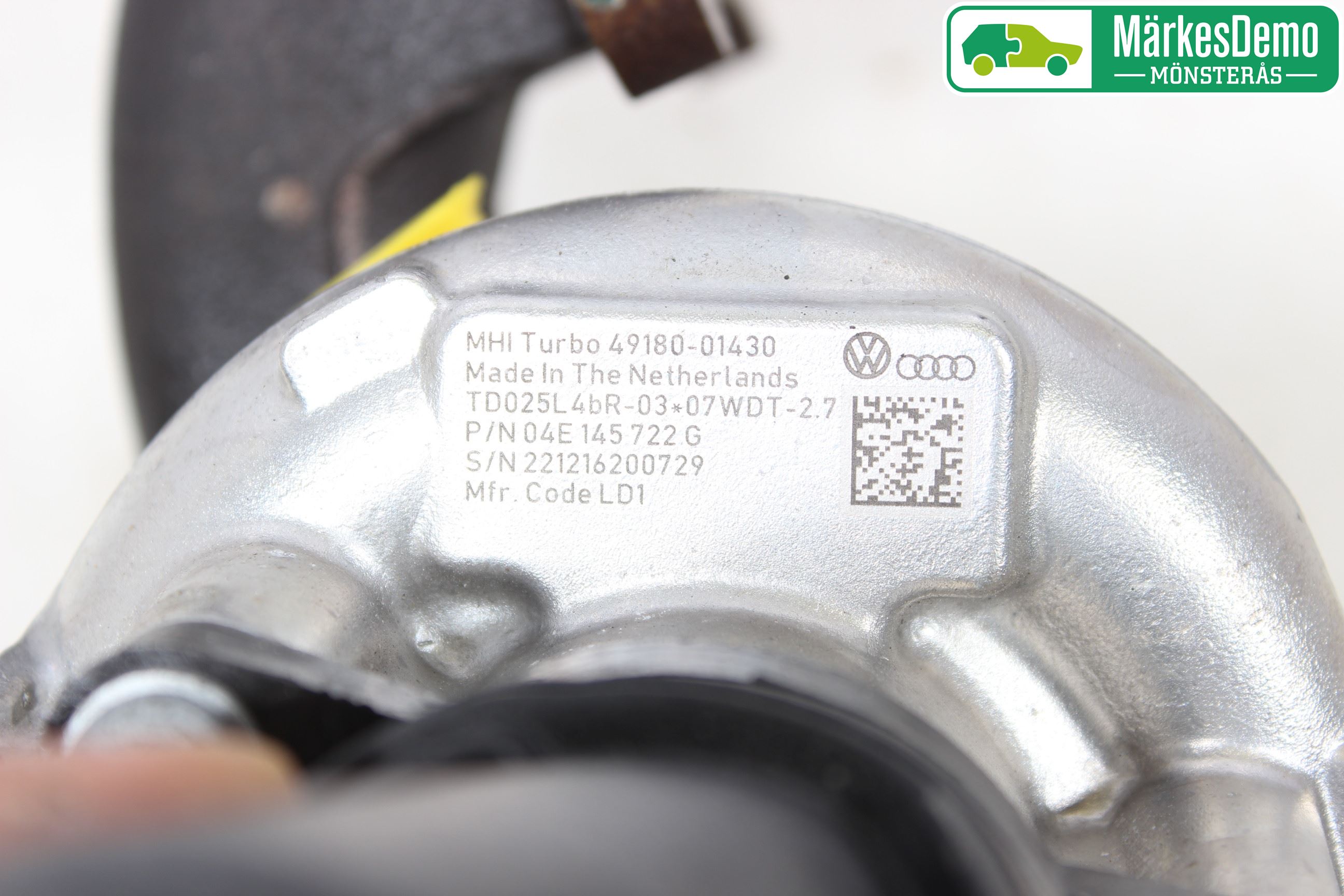 Volkswagen VW GOLF / E-GOLF VII 13-20 Turboaggregat