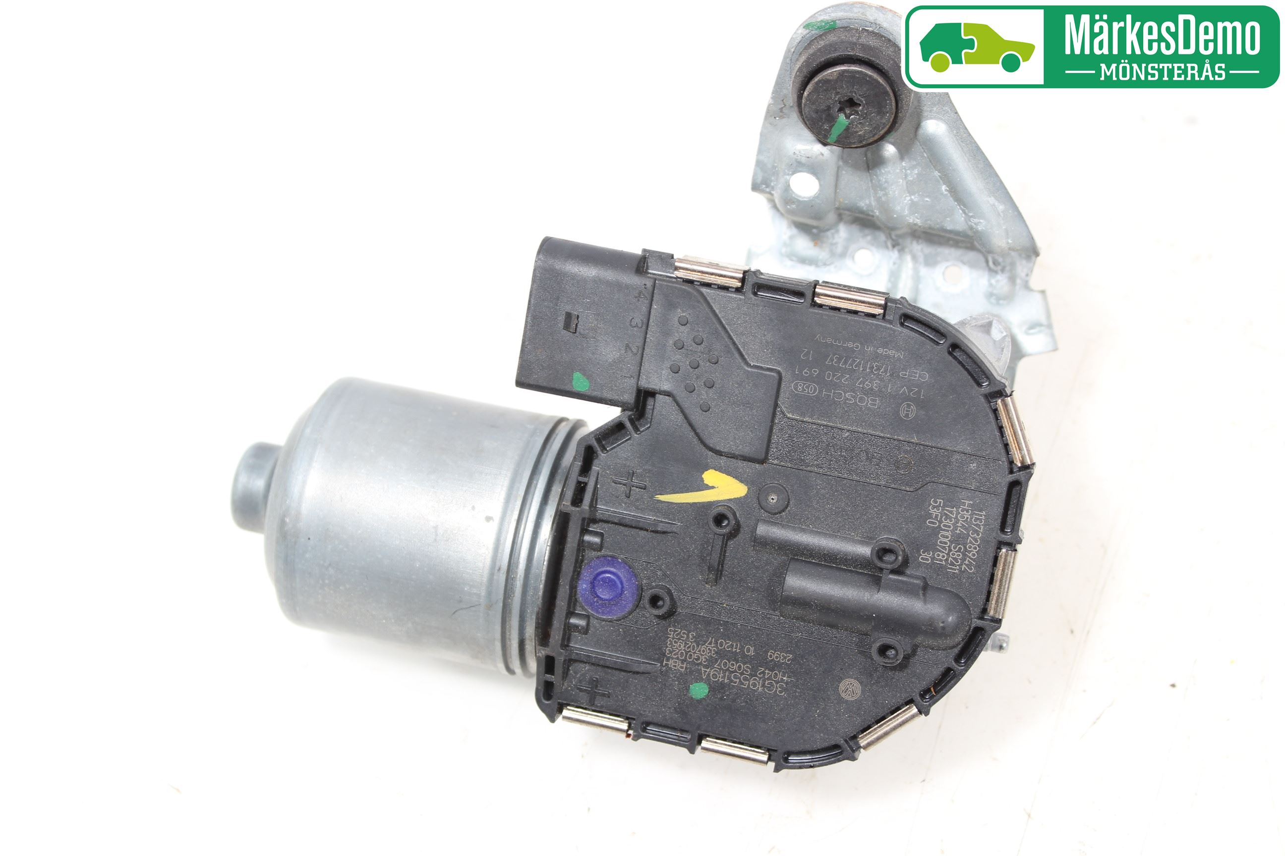 Volkswagen VW PASSAT 15-19 Torkarmotor Vindruta