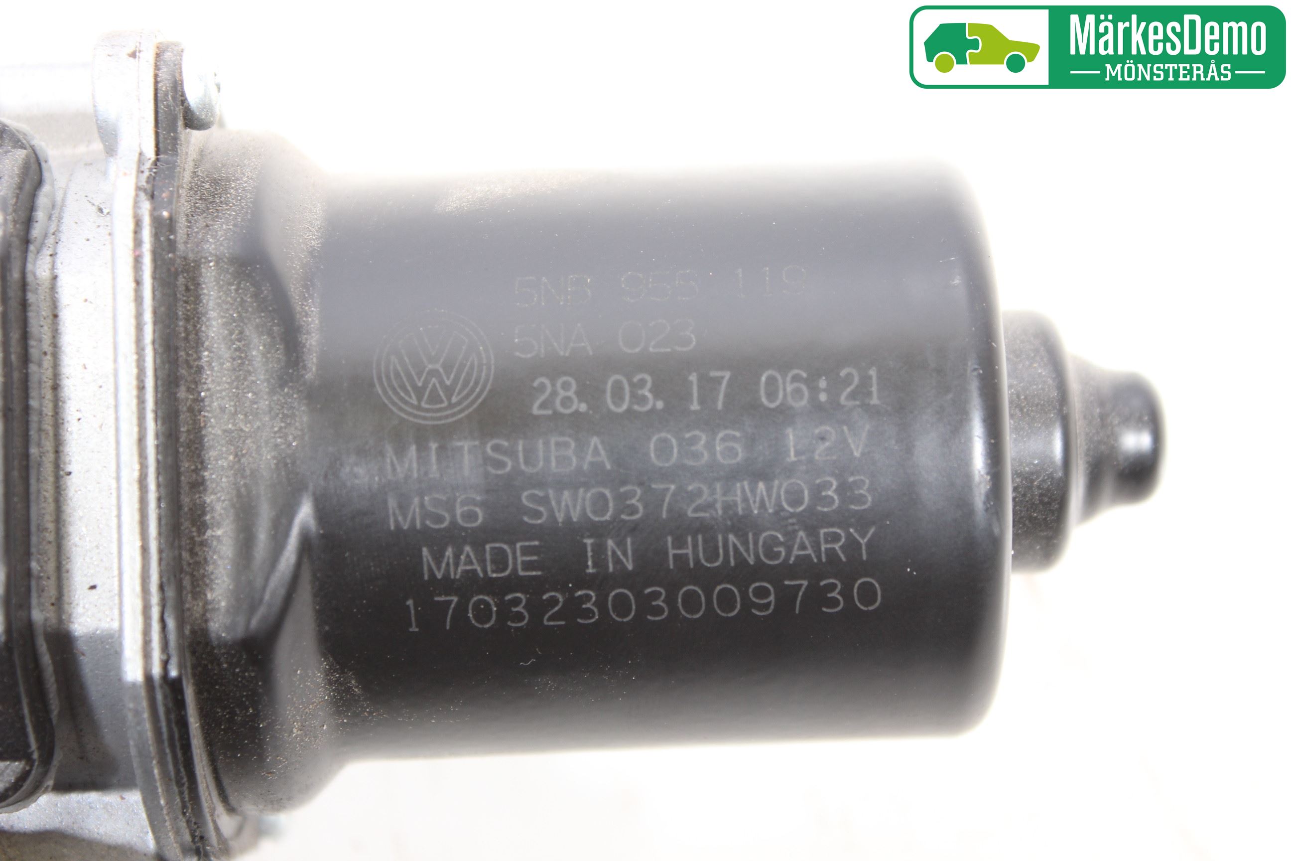Volkswagen VW TIGUAN 16-24 Torkarmotor Vindruta