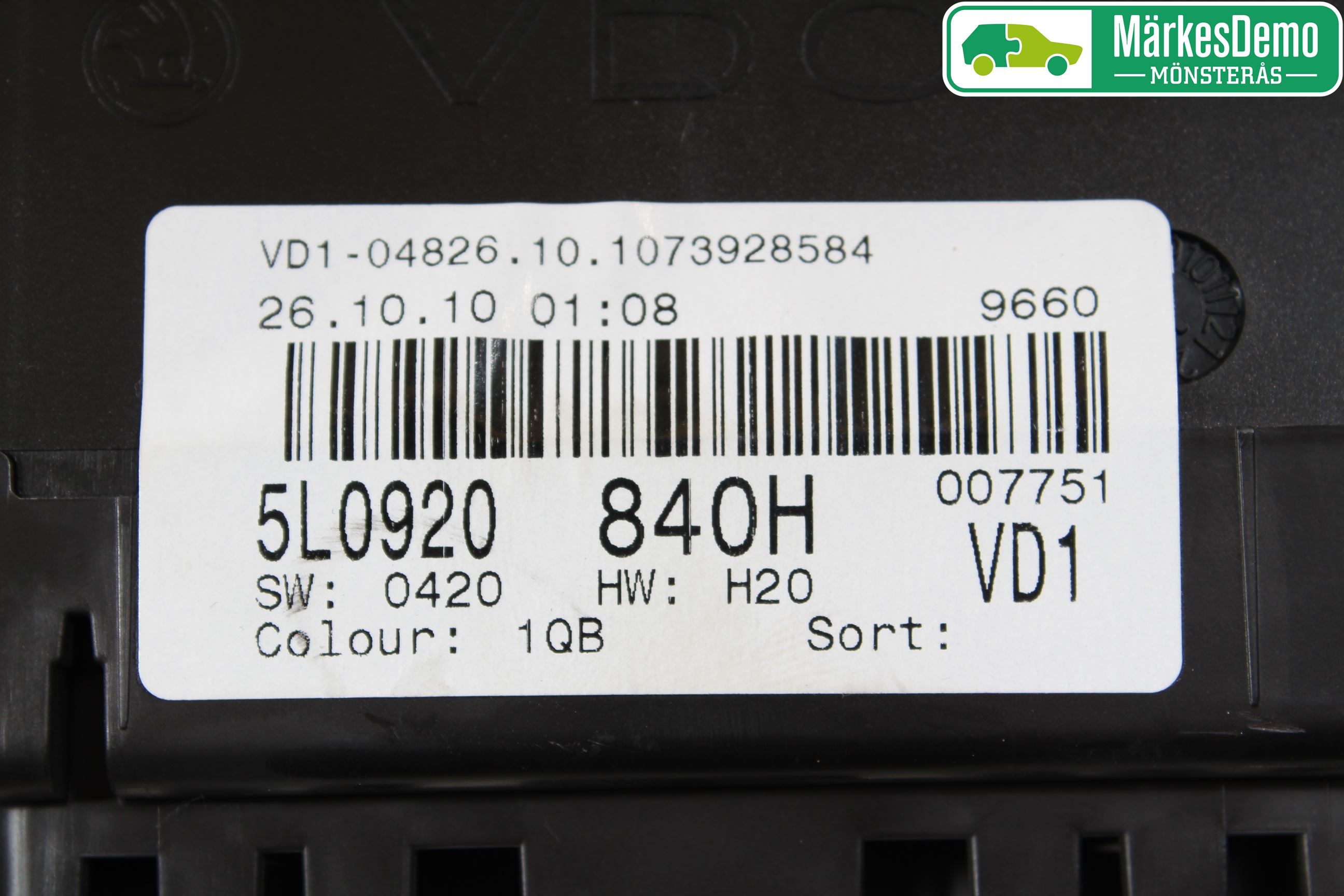 Skoda YETI Instrument Komb