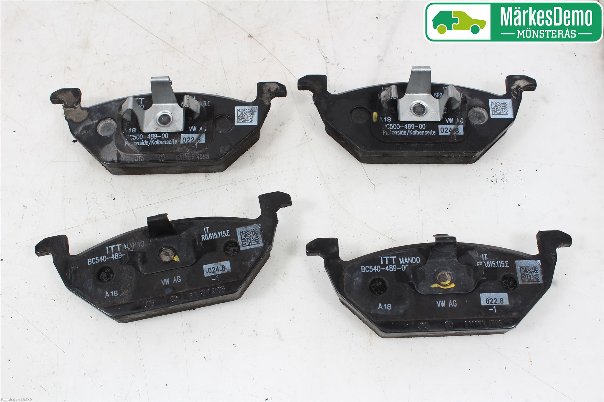 Skoda FABIA 15-21 Bromsbelägg Fram