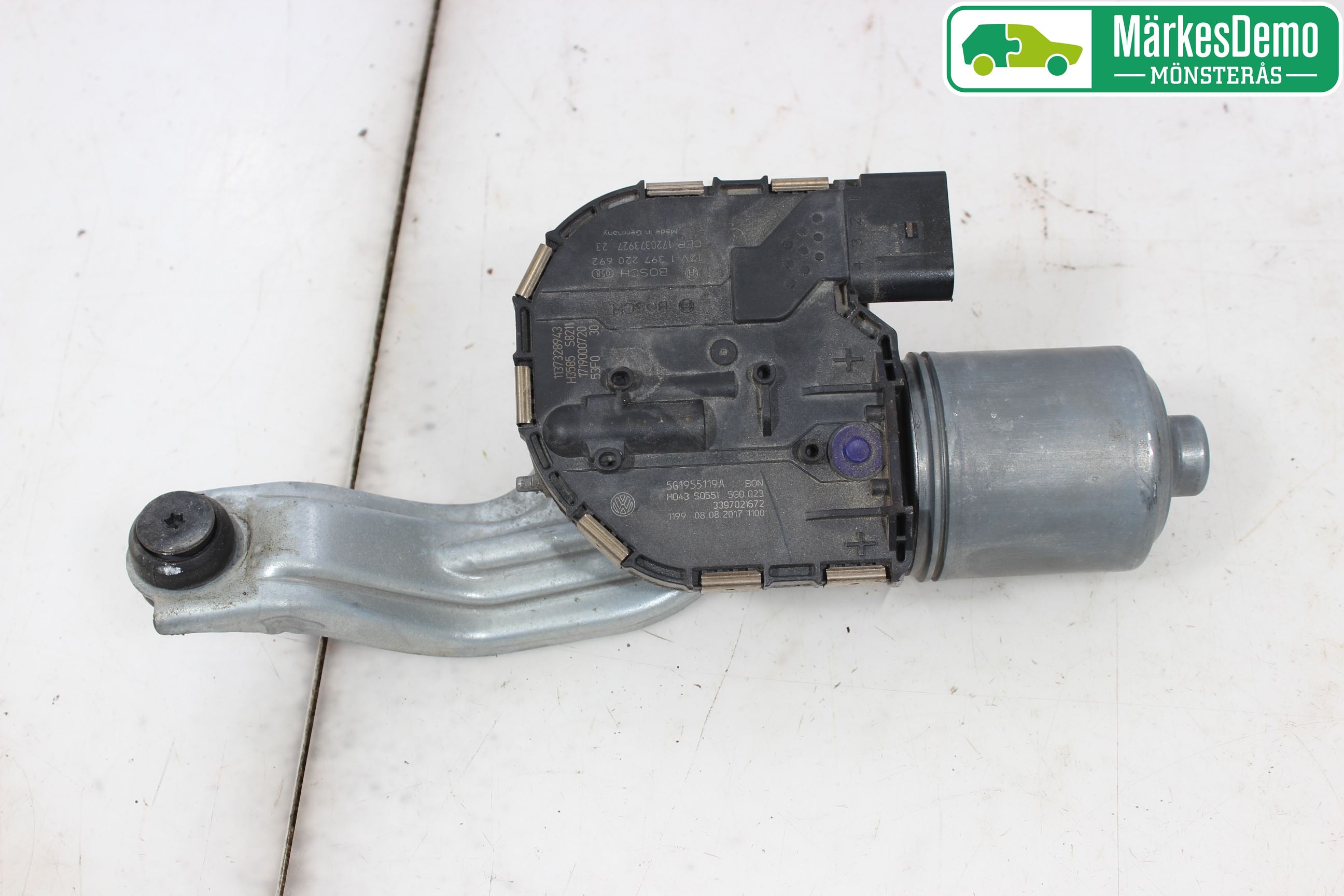 Volkswagen VW GOLF / E-GOLF VII 13-20 Torkarmotor Vindruta