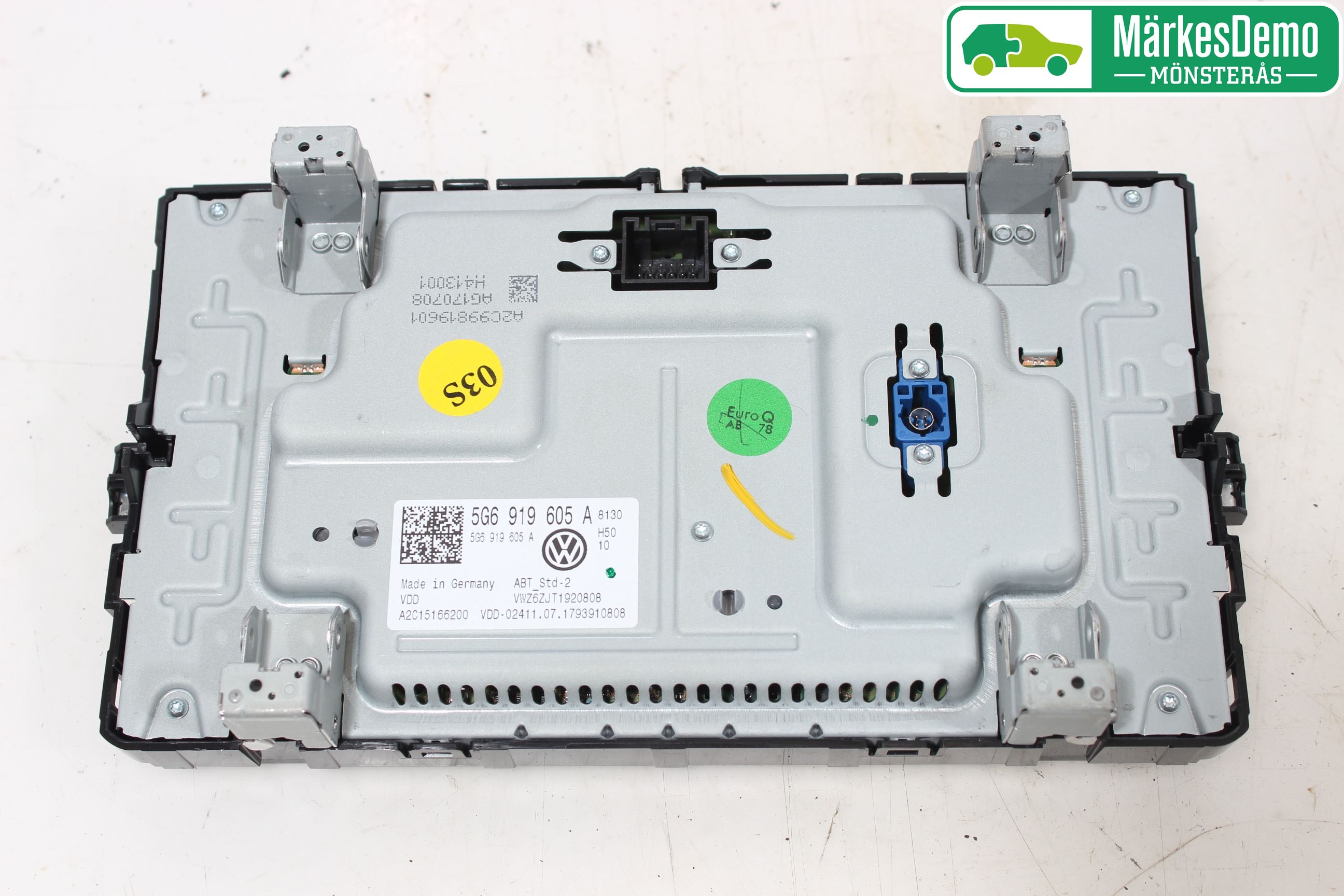 Volkswagen VW GOLF / E-GOLF VII 13-20 Multifunktionsdisplay