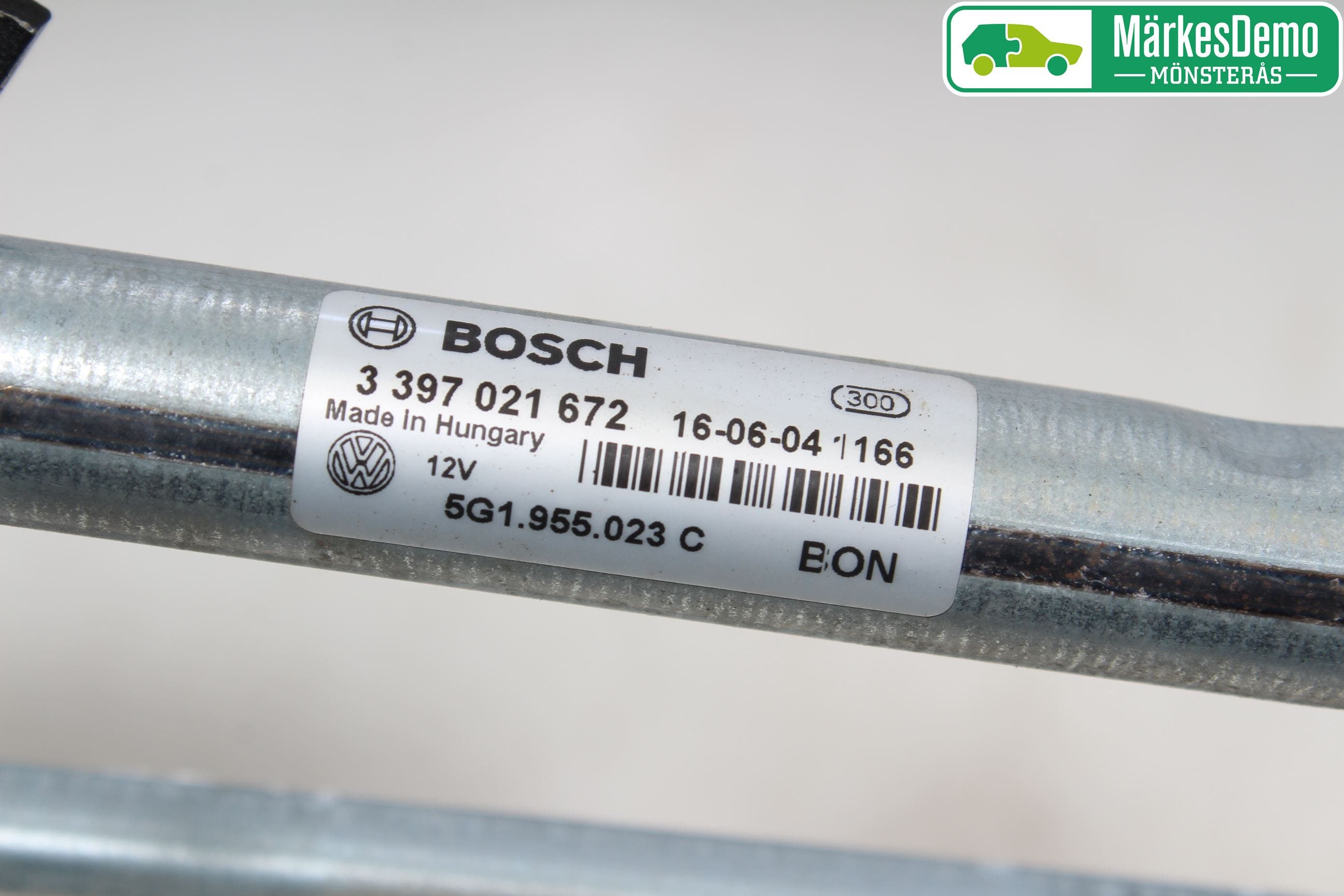 Volkswagen VW GOLF / E-GOLF VII 13-20 Torkarmekanism Vindruta