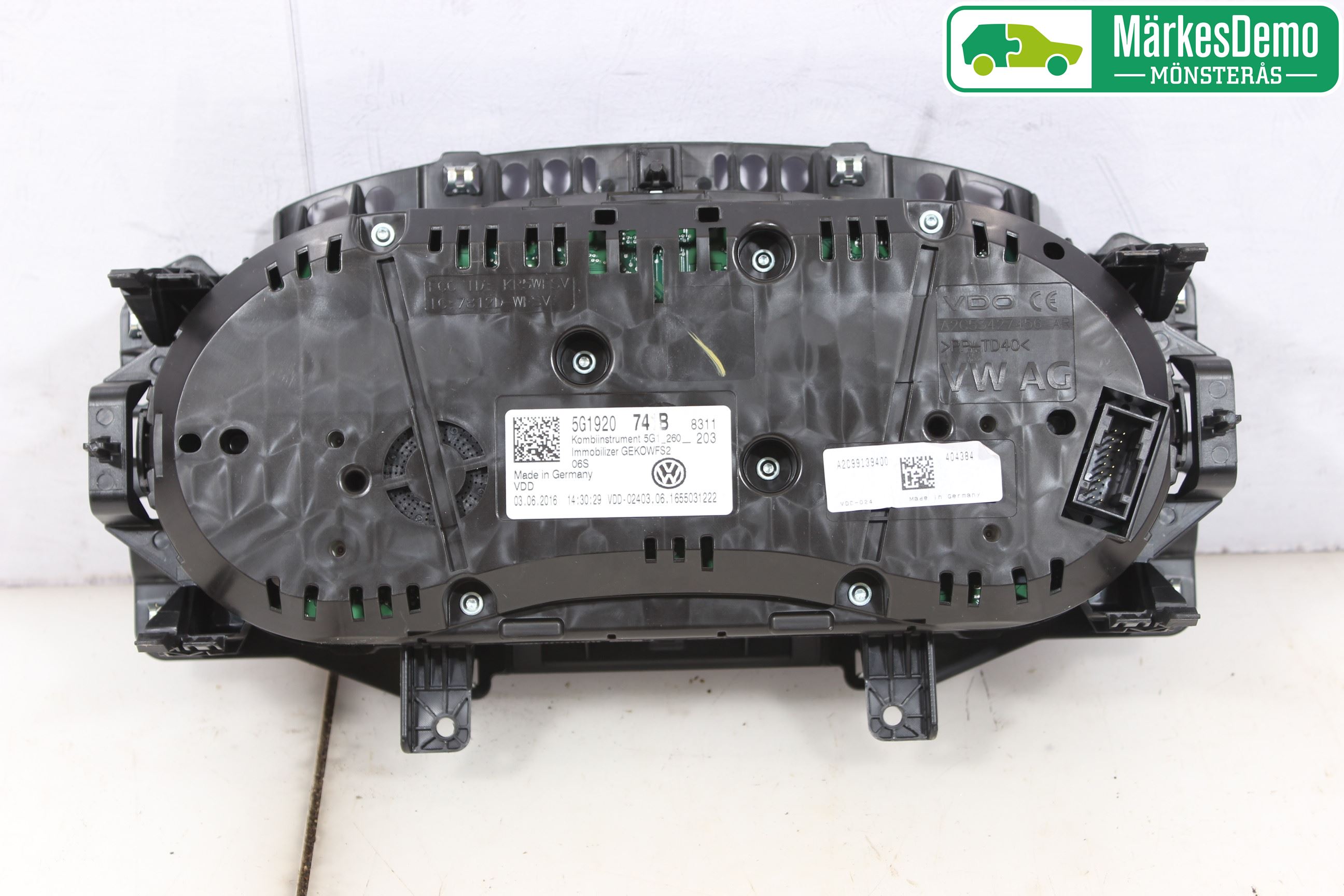 Volkswagen VW GOLF / E-GOLF VII 13-20 Instrument Komb