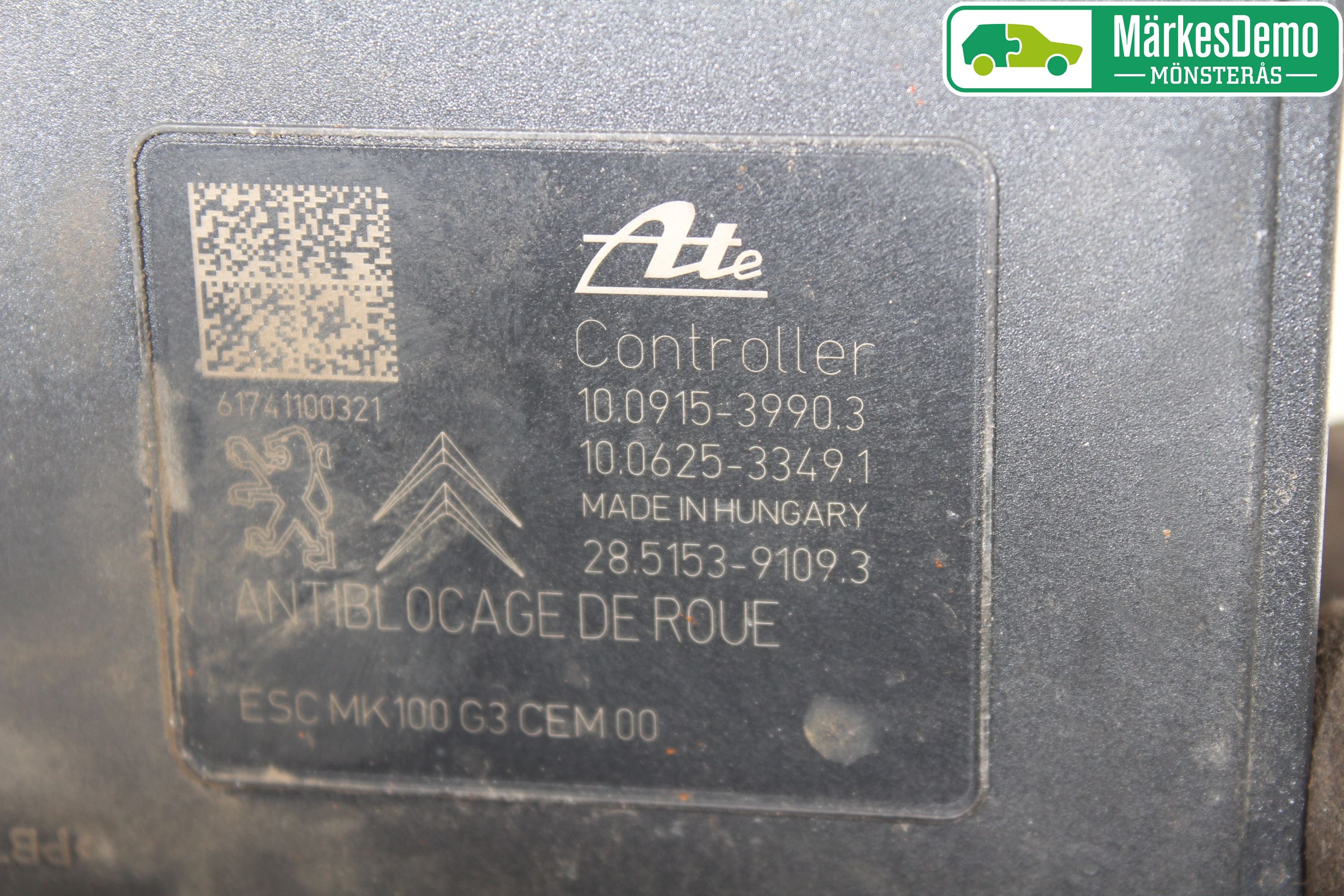 Peugeot 2008 13-20 Abs Hydraulaggregat