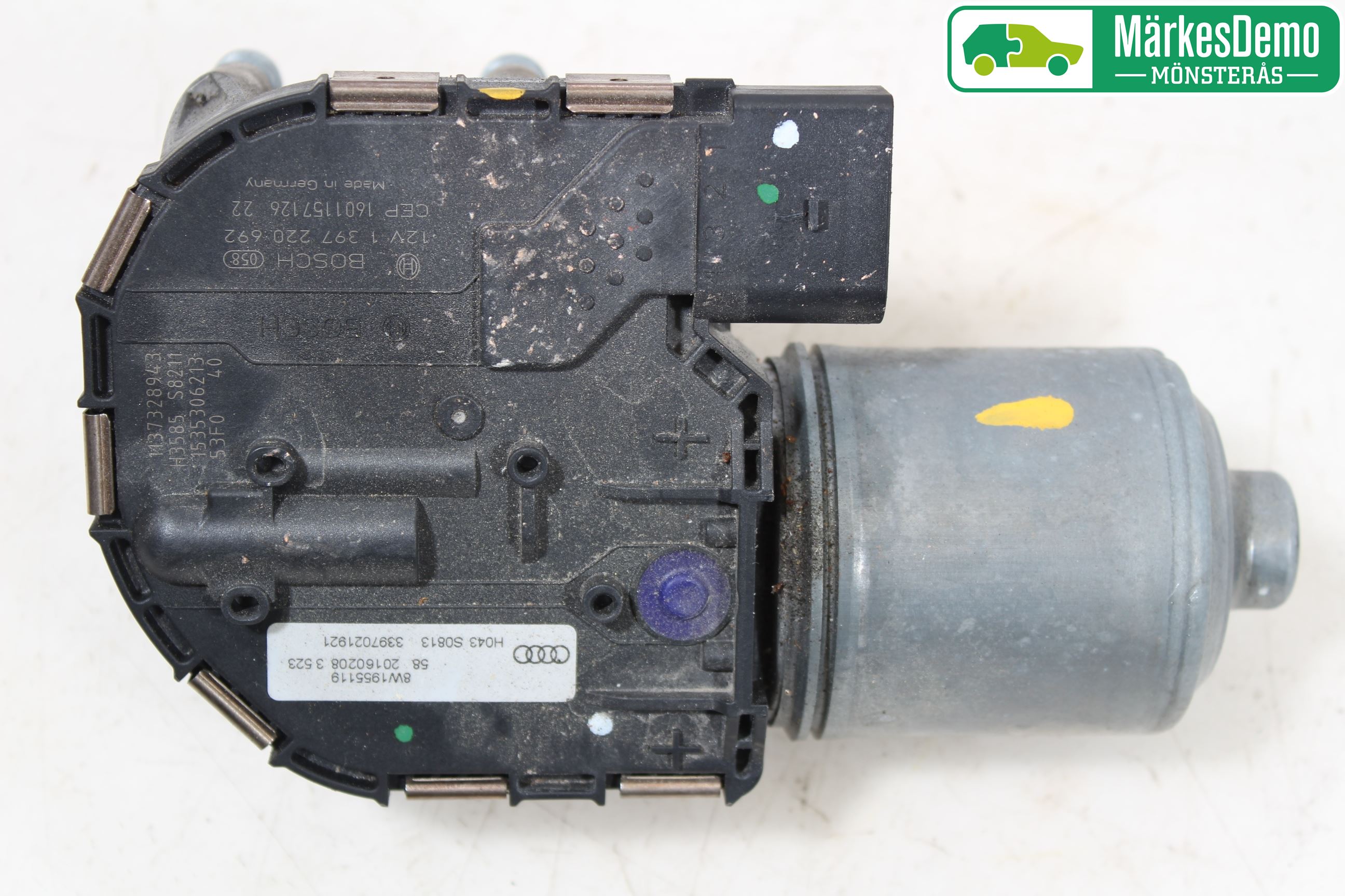 Audi A4/S4 B9 16-19 Torkarmotor Vindruta