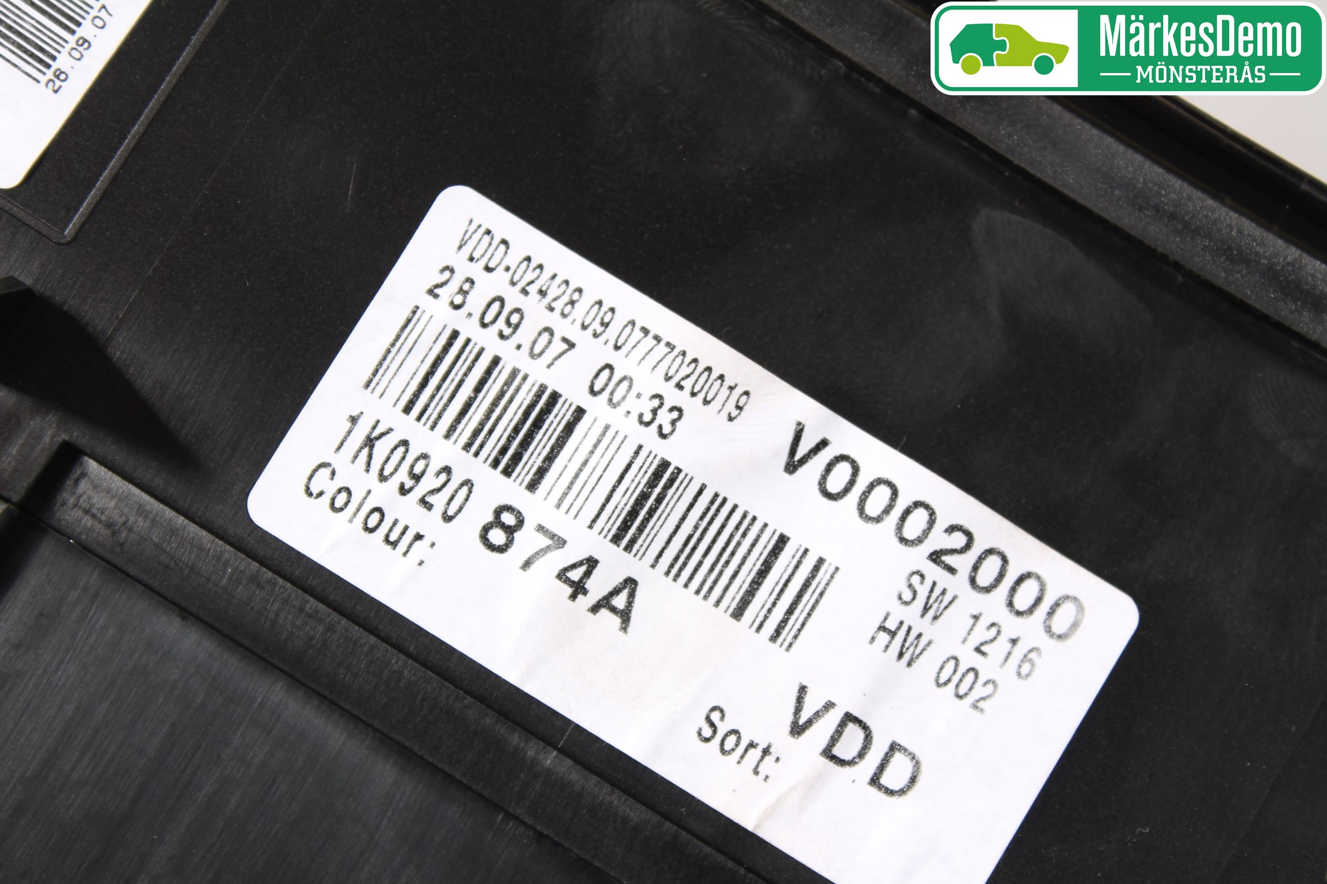 Volkswagen VW GOLF V 04-09 Instrument Komb