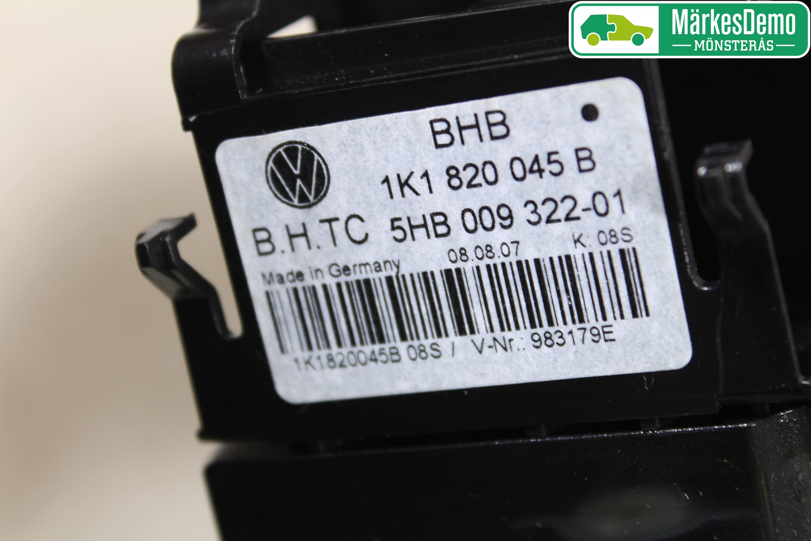 Volkswagen VW GOLF V 04-09 Ac Styrenhet Ac Manöveren