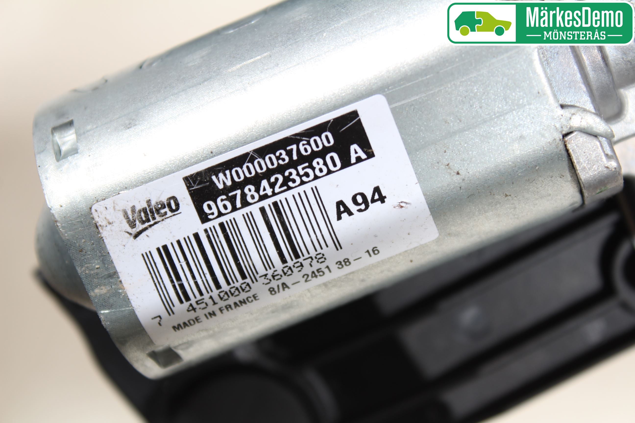 Peugeot 2008 13-20 Torkarmotor Baklucka