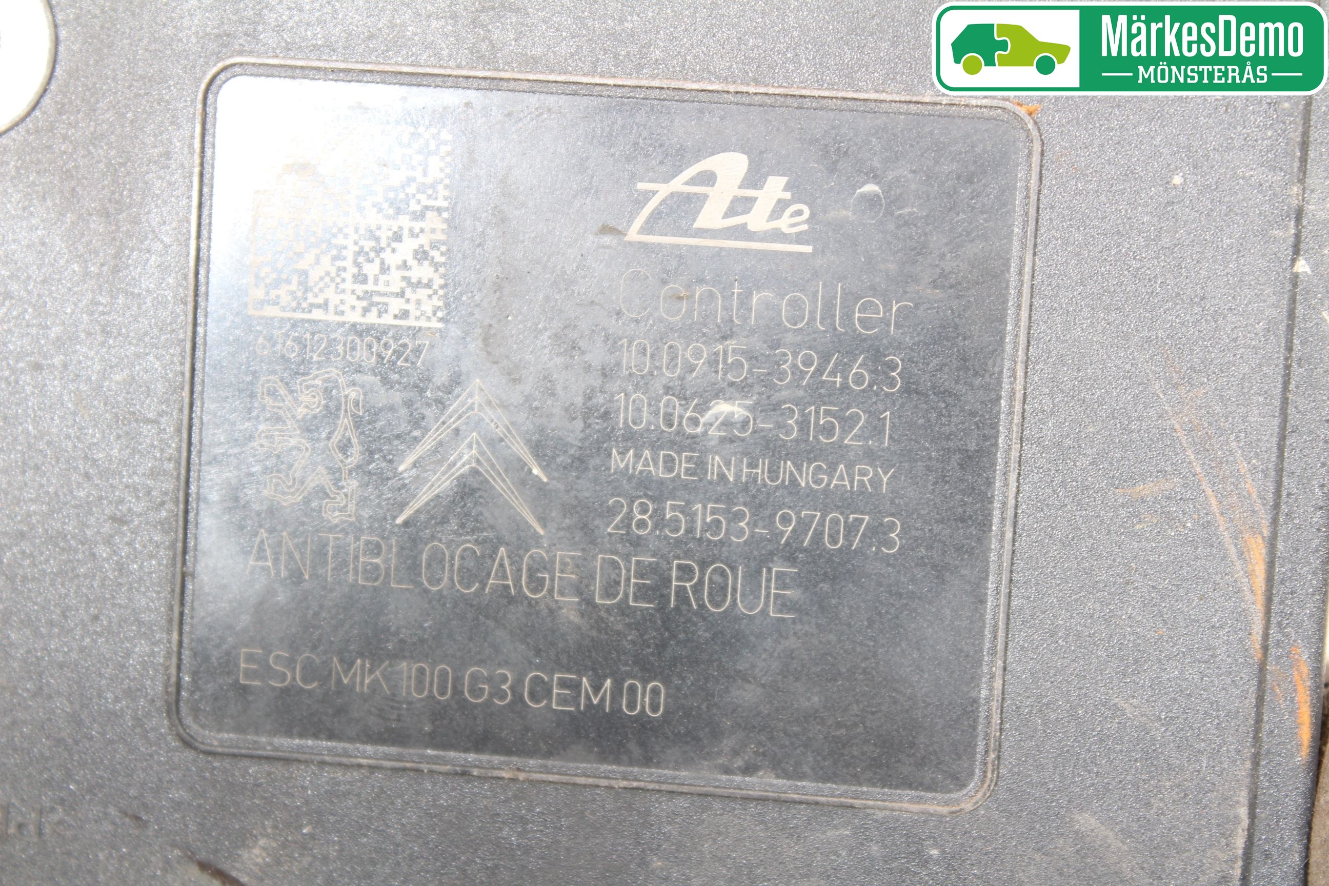 Peugeot 2008 13-20 Abs Hydraulaggregat