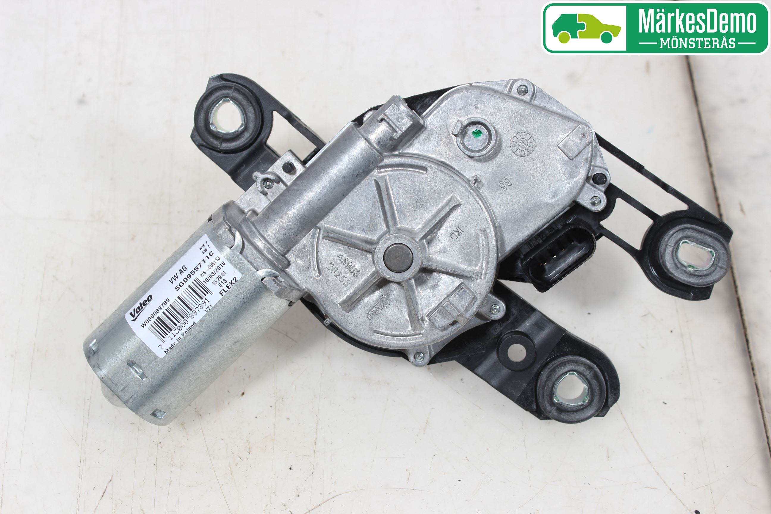 Volkswagen VW GOLF / E-GOLF VII 13-20 Torkarmotor Baklucka
