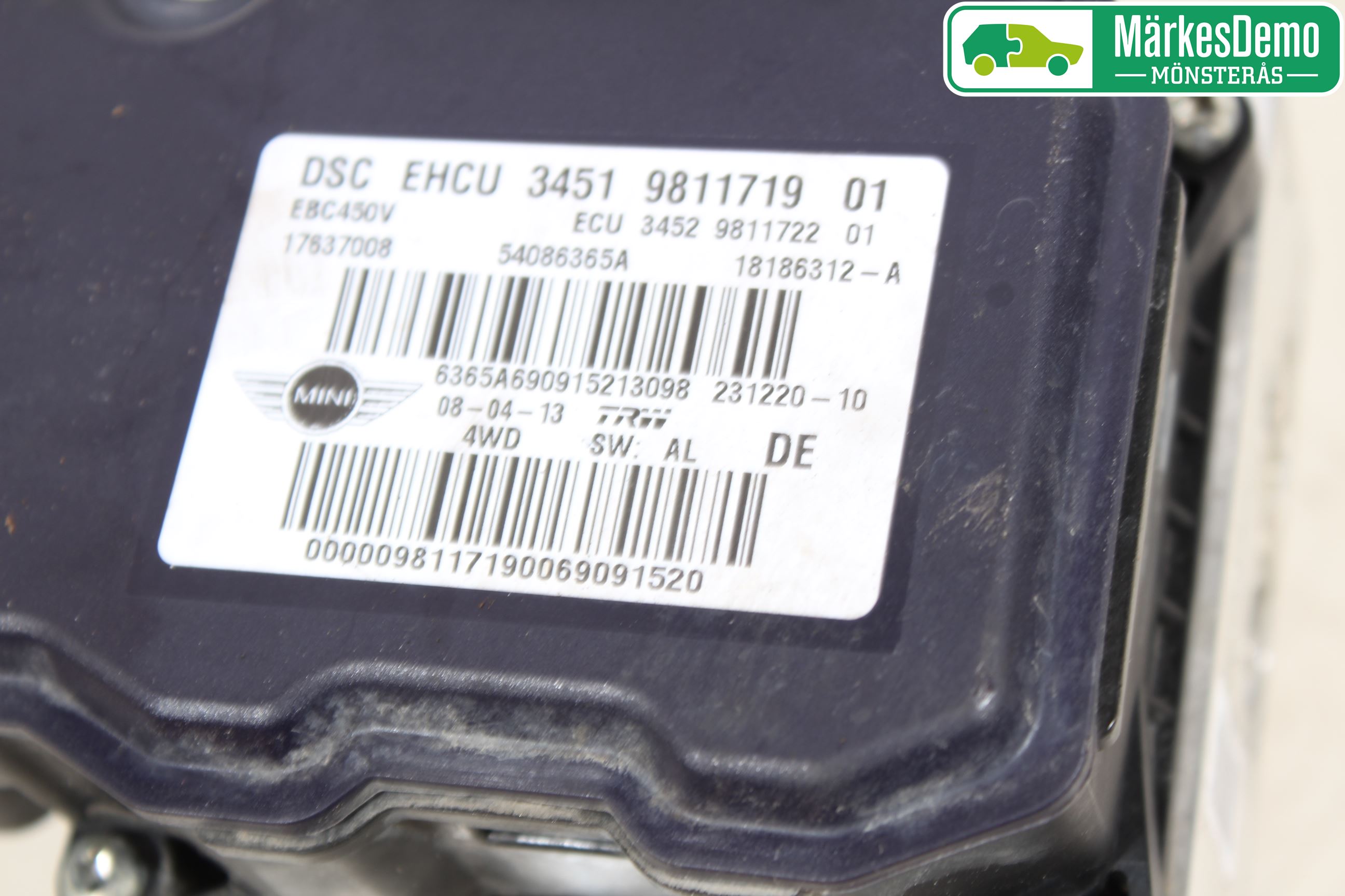 Mini COUPE R56 05-14 Abs Hydraulaggregat