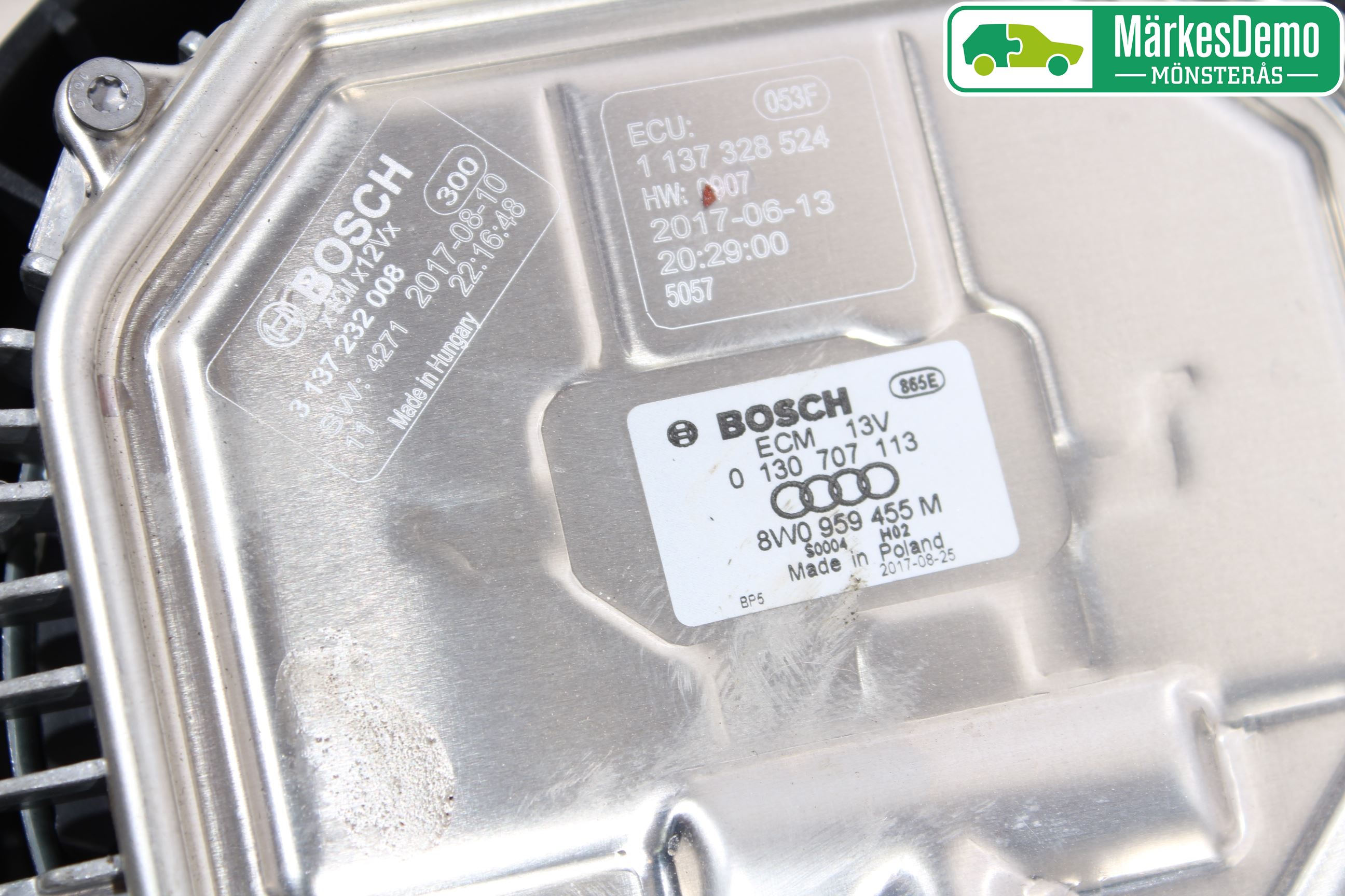 Audi A4/S4 B9 16-19 Kylfläkt El