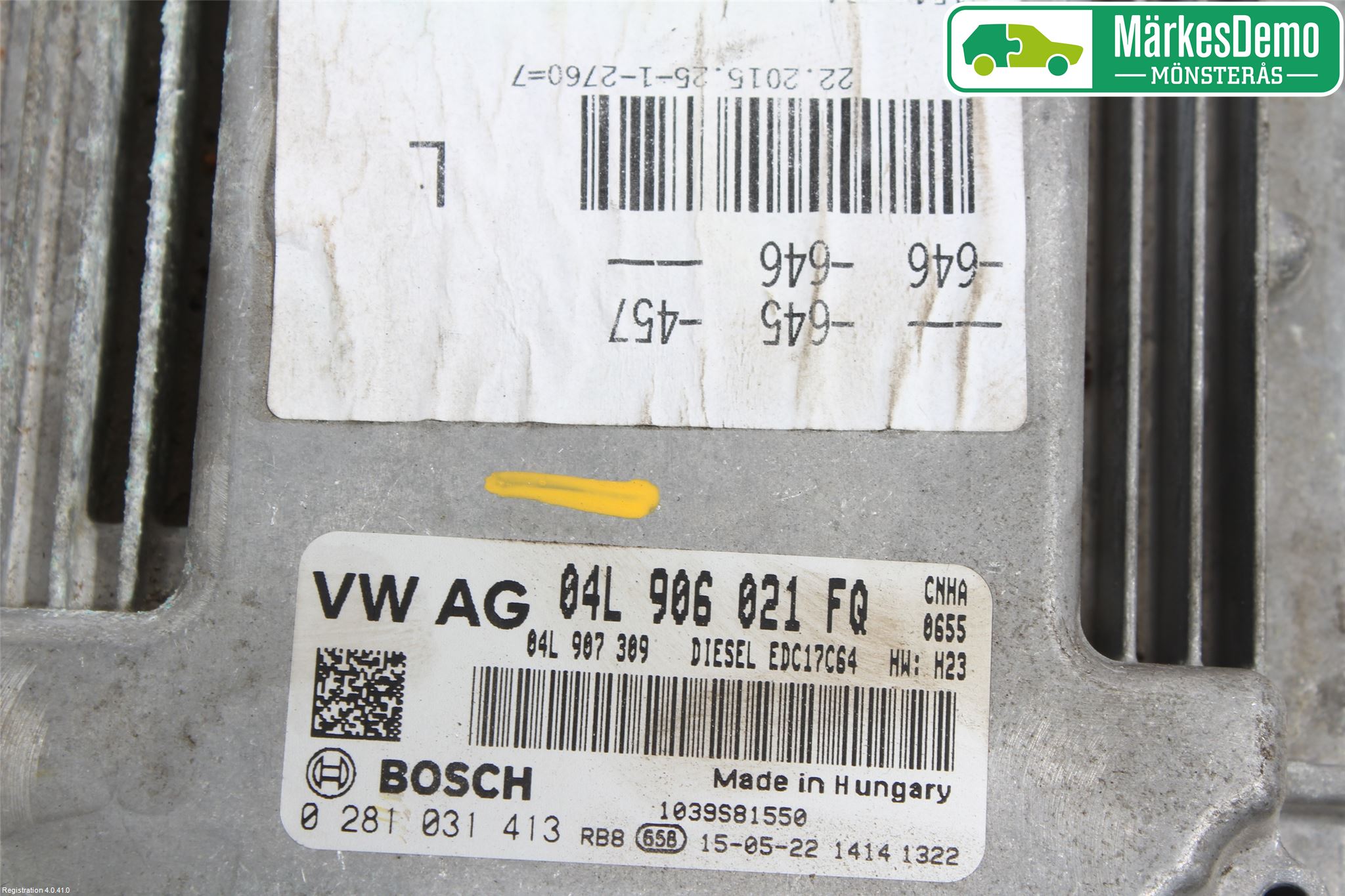Audi A6/S6 4G 11-18 Styrenhet Insprut Bensin